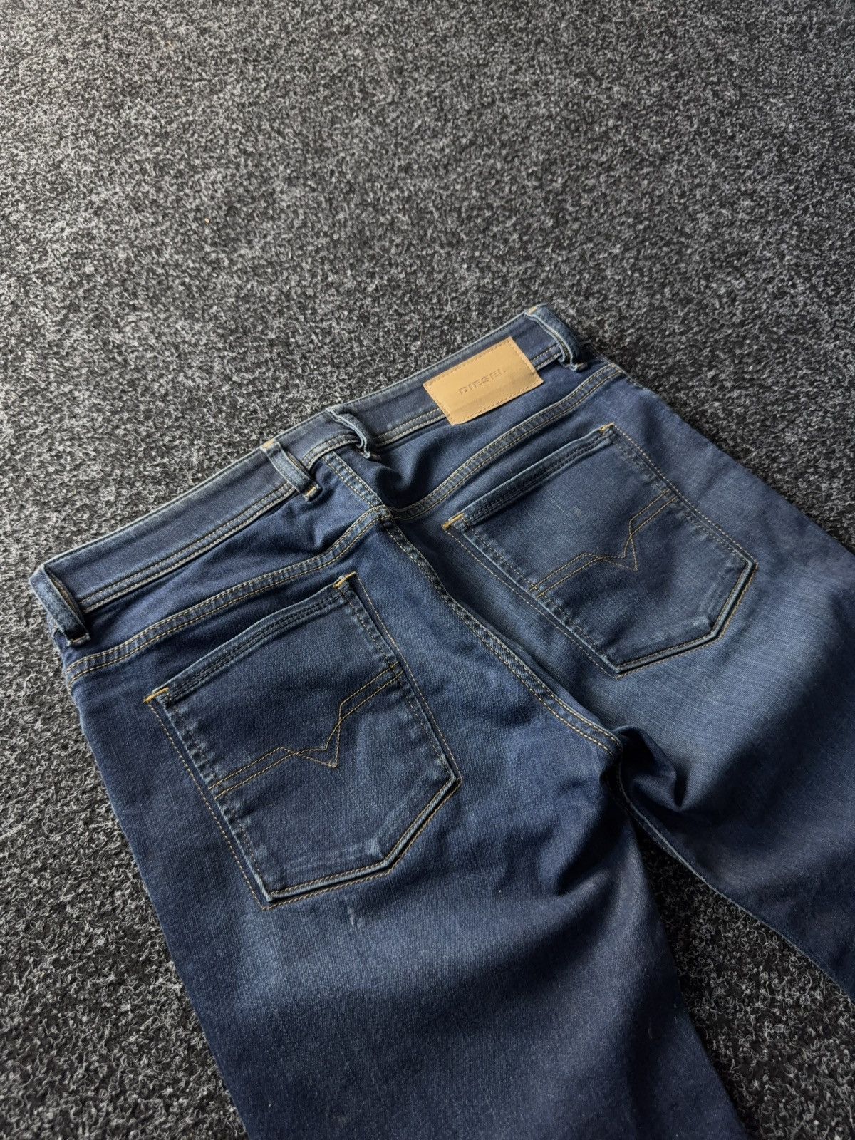Diesel Designer Dirty Diesel Sleenker Skinny Jeans Blue Wash W30 Size 30" / US 8 / IT 44 - 18 Thumbnail
