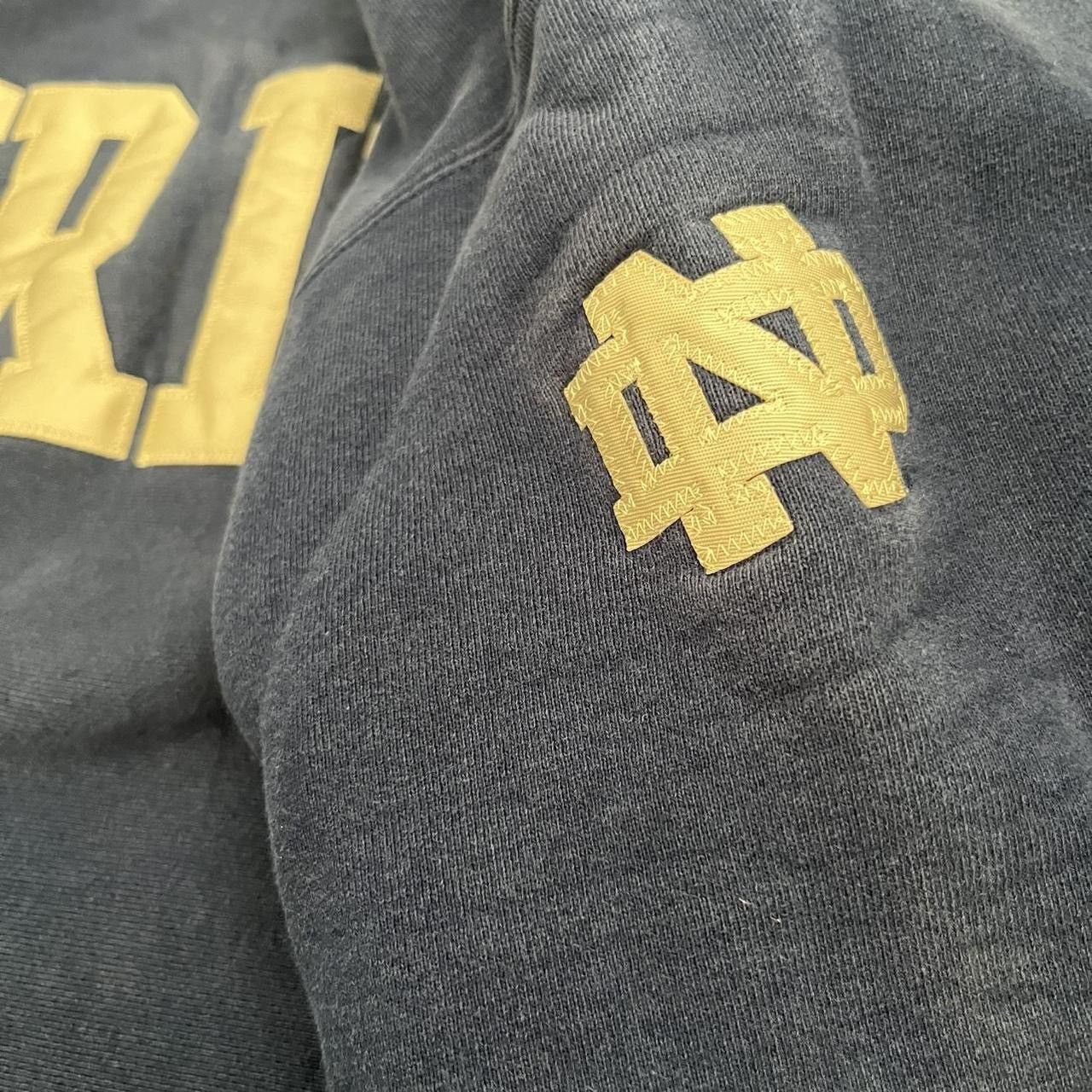 Vintage RARE Notre Dame Made in the USA Reverse Weave Crewneck 1980s Size US L / EU 52-54 / 3 - 5 Thumbnail