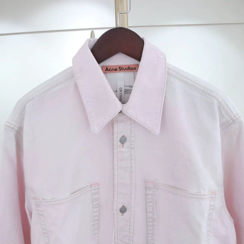 Acne Studios acne studios Make an old shirt in pink 2506-Nextarrow Size S / US 4 / IT 40 - 3 Thumbnail