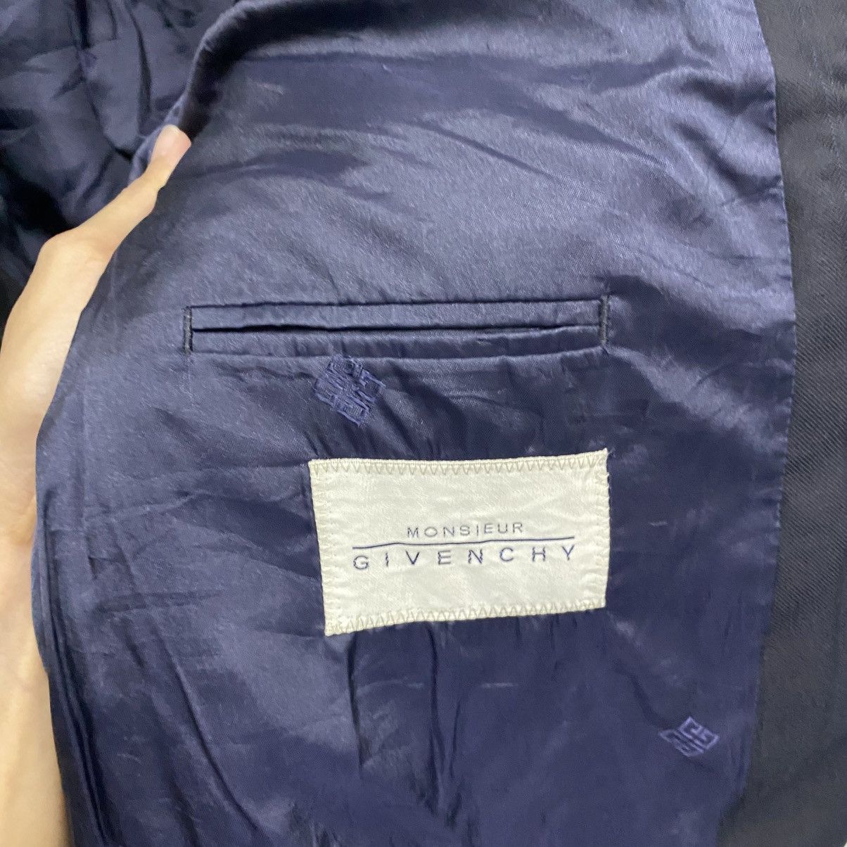 Givenchy VINTAGE Givenchy Monsieur Double Breasted Blazer Size 40R - 15 Thumbnail