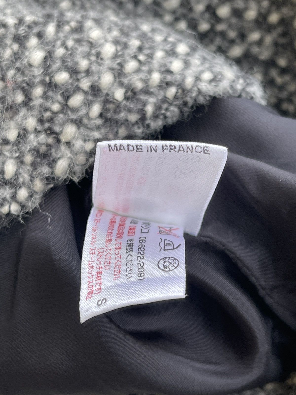 Japanese Brand Gres Wool Cropped Batwing Jacket France Size M / US 6-8 / IT 42-44 - 13 Thumbnail