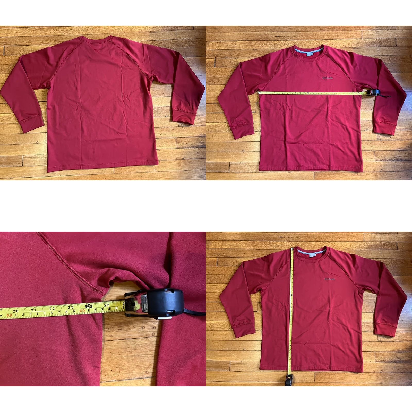 Vintage Columbia Raglan Sweatshirt Shirt Long Sleeve Men’s Large Red Size US L / EU 52-54 / 3 - 8 Thumbnail