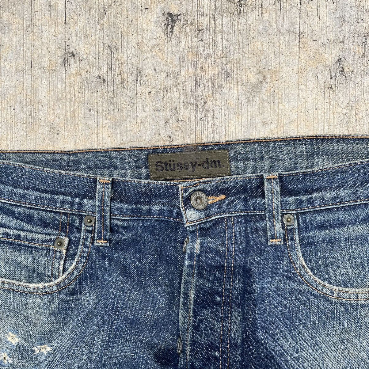 Stussy Vintage Distress Stussy Crown Rough Denim Size US 32 / EU 48 - 6 Thumbnail