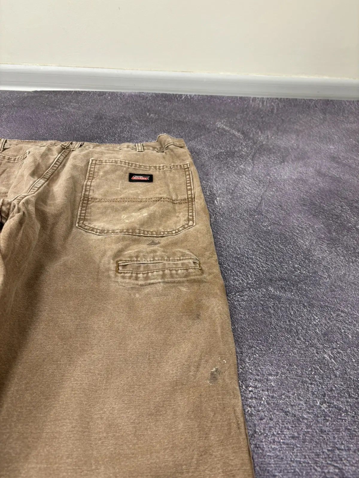 Dickies × Vintage Vintage Dickies Brown Ripped Hype Work Baggy Pants Jeans Size US 36 / EU 52 - 5 Thumbnail