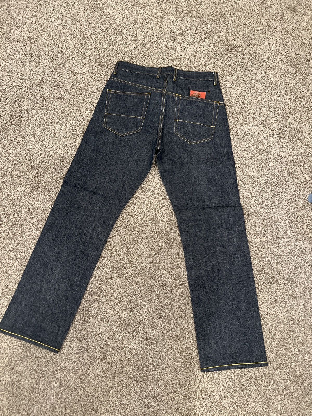 Fiberops Shityeah Raw Denim sz 32 Vintage 2000s