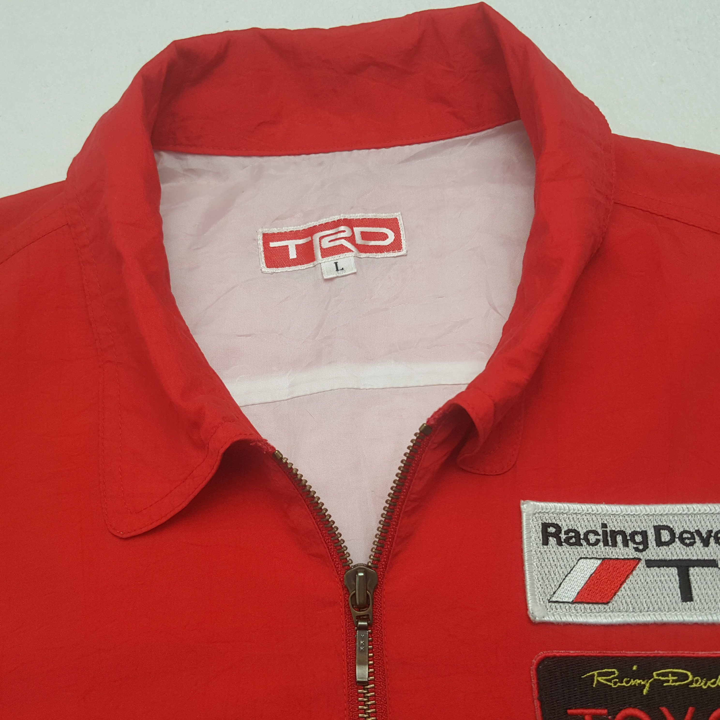 Japanese Brand Vintage TRD Racing Windbreaker Sport Bomber Jacket Size US L / EU 52-54 / 3 - 5 Thumbnail