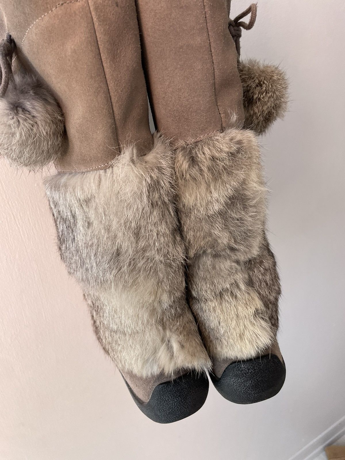 Vintage y2k faux fur boots Size US 6 / IT 36 - 14 Thumbnail