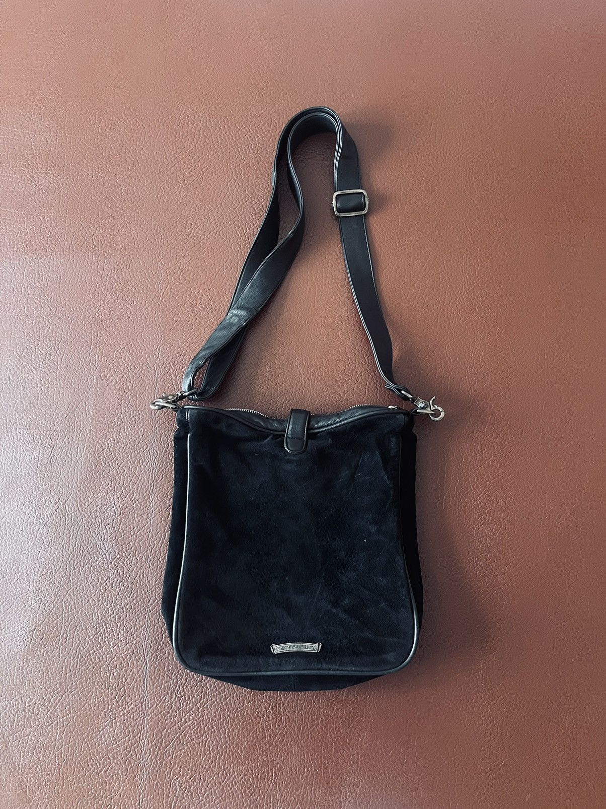 Chrome Hearts chrome hearts suede shoulder bag rarely Size ONE SIZE - 3 Thumbnail