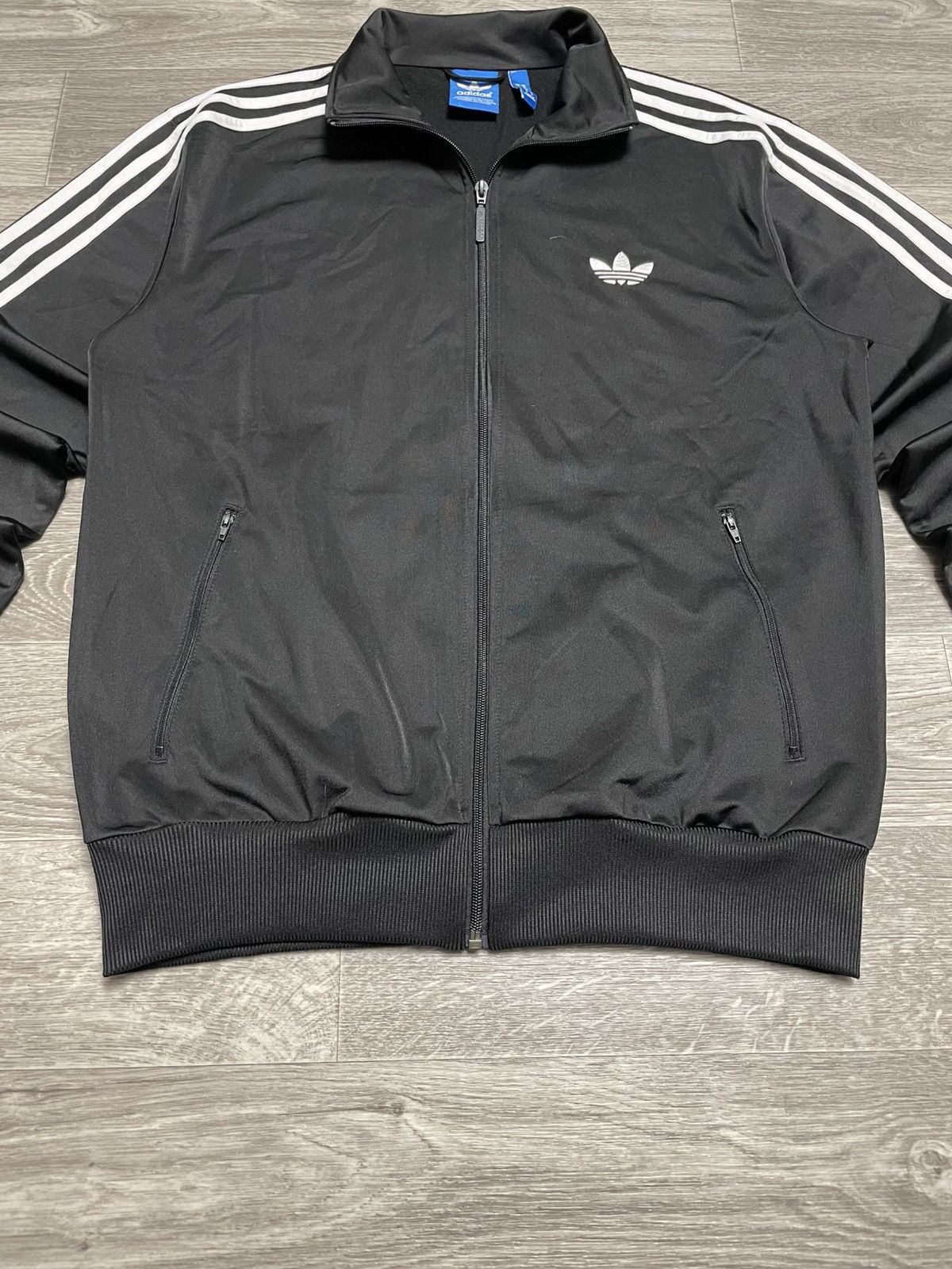 Adidas Adidas Fire Bird 3-Stripe Black Track Jacket Y2K Size US M / EU 48-50 / 2 - 3 Thumbnail