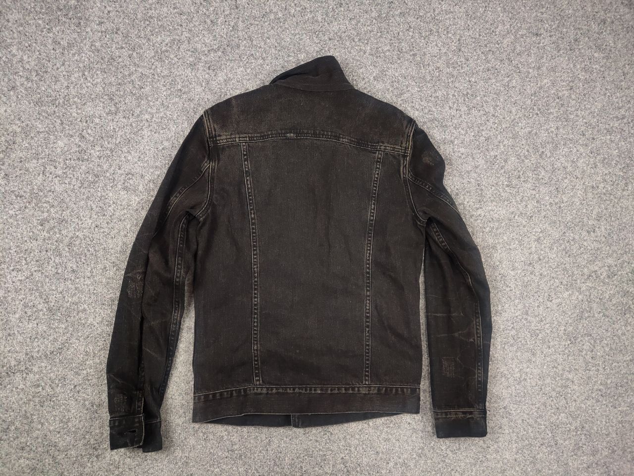 Allsaints Allsaints donlington Distressed Denim Jacket Washed Black Size US S / EU 44-46 / 1 - 9 Thumbnail