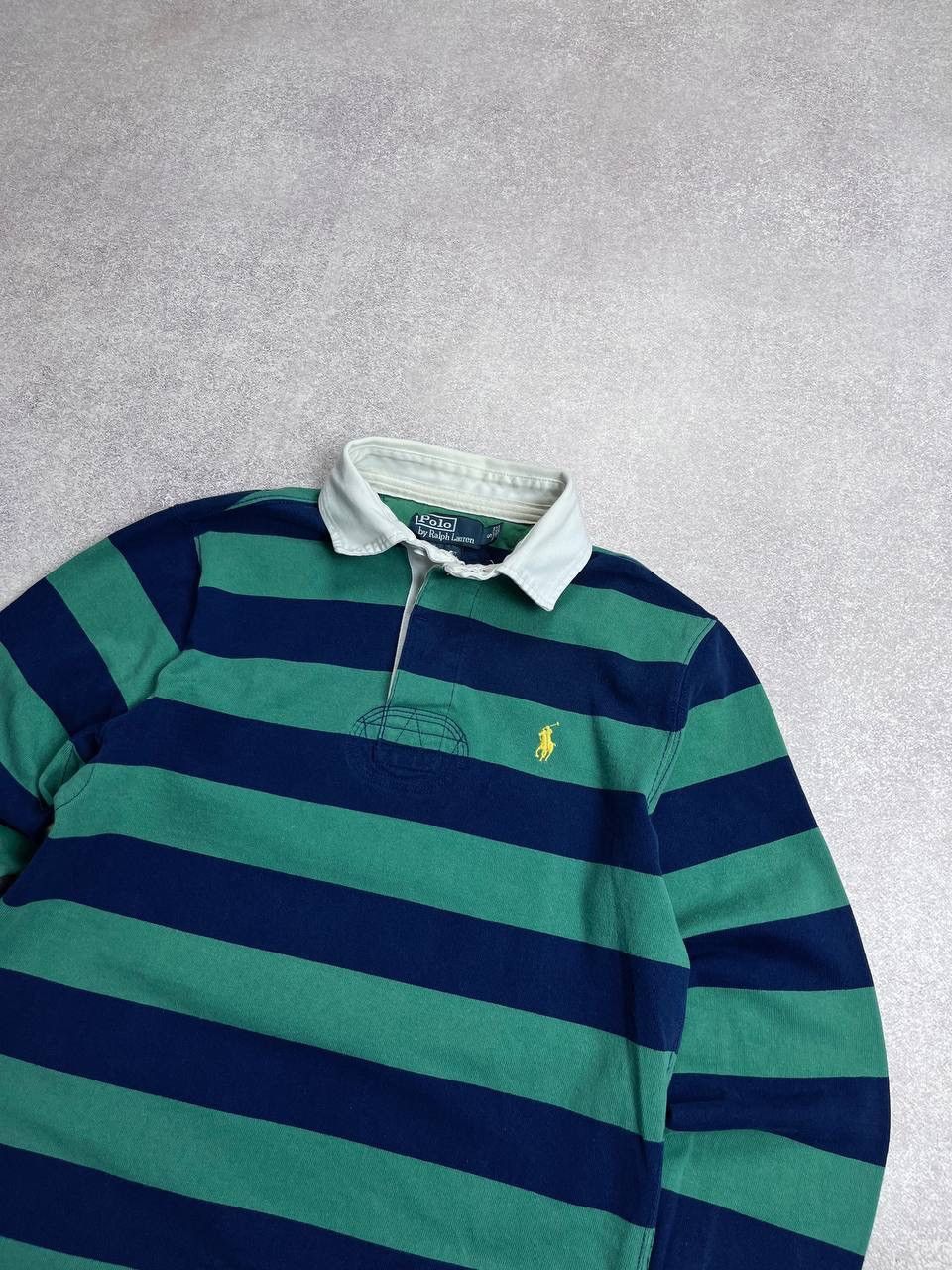 Polo Ralph Lauren × Vintage Vintage Polo Ralph Lauren Rugby Striped Shirt Y2K S Size US S / EU 44-46 / 1 - 2 Thumbnail