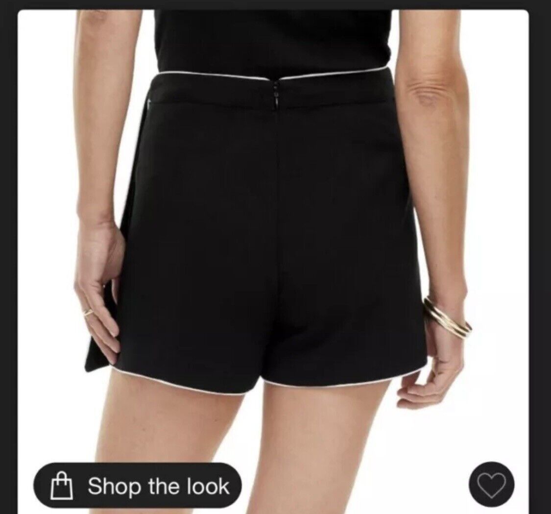 Diane von Furstenberg × Target Basics Side Wrap Black Mini Skort -DVF Target Size XXS Size 25" / US 0 / IT 36 - 5 Thumbnail