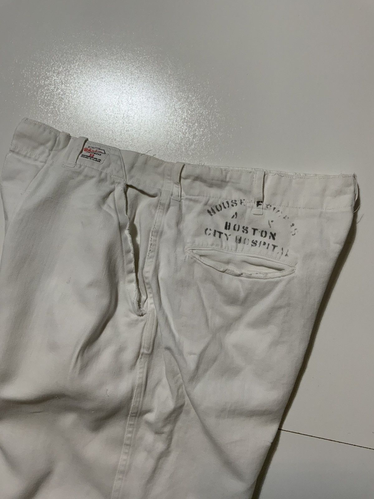 Vintage Vintage 40s 50s Whitehouse MFG Sanforized Doctor Work Pants Size US 32 / EU 48 - 13 Thumbnail