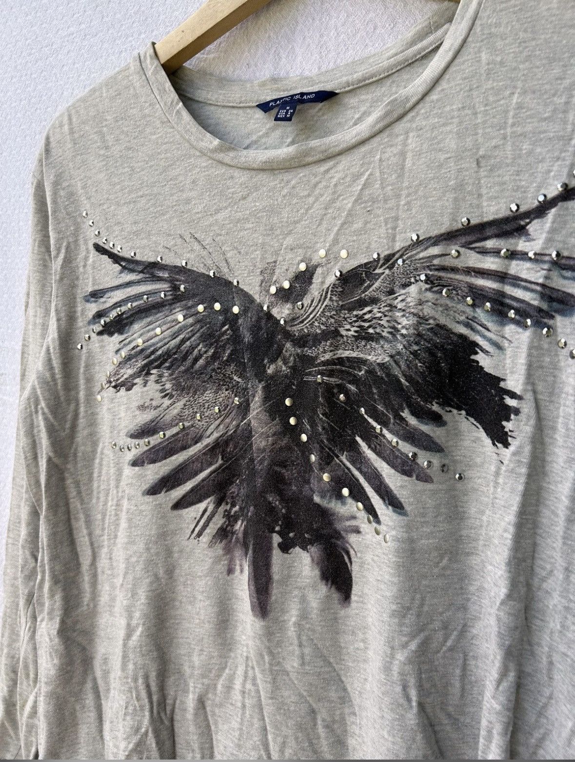 Japanese Brand Plastic island tribal archive longsleeve Size US M / EU 48-50 / 2 - 3 Thumbnail