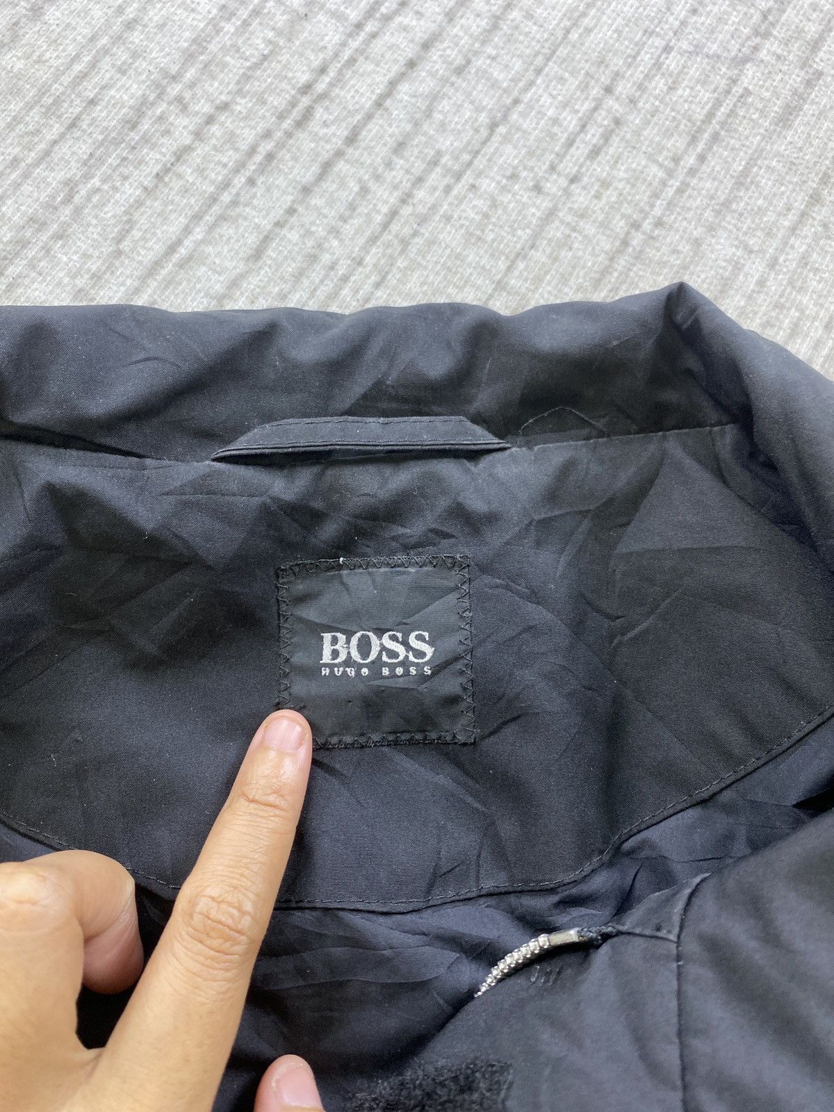 Hugo Boss × Vintage Vintage HUGO BOSS Trench Coat Jacket Size US L / EU 52-54 / 3 - 9 Thumbnail