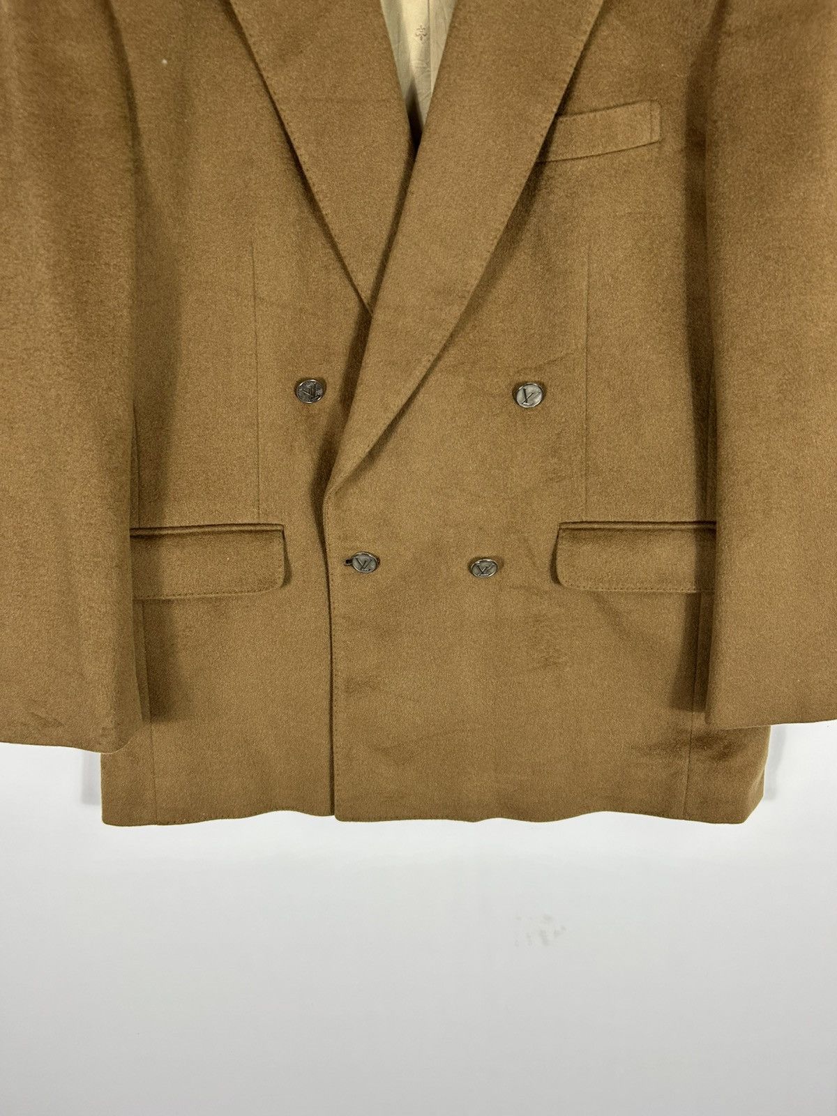 Autumn Cashmere × Vintage 🔥Liberomann Cashmere Taylor Made Button LV Double Breast Size US L / EU 52-54 / 3 - 5 Thumbnail