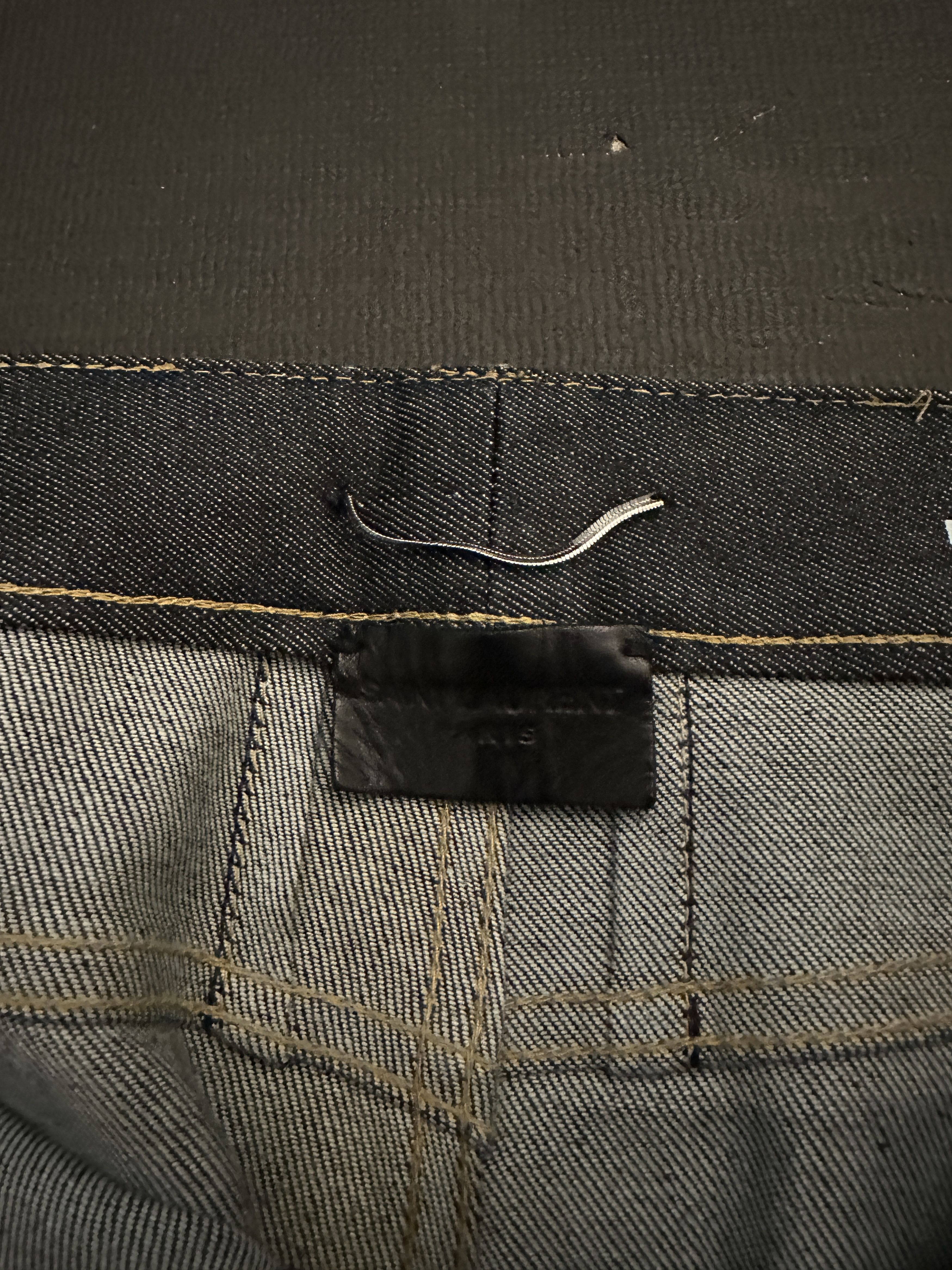 Saint Laurent Paris 2013 Raw Blue D02 Denim Size 30 RARE Size US 30 / EU 46 - 2 Thumbnail