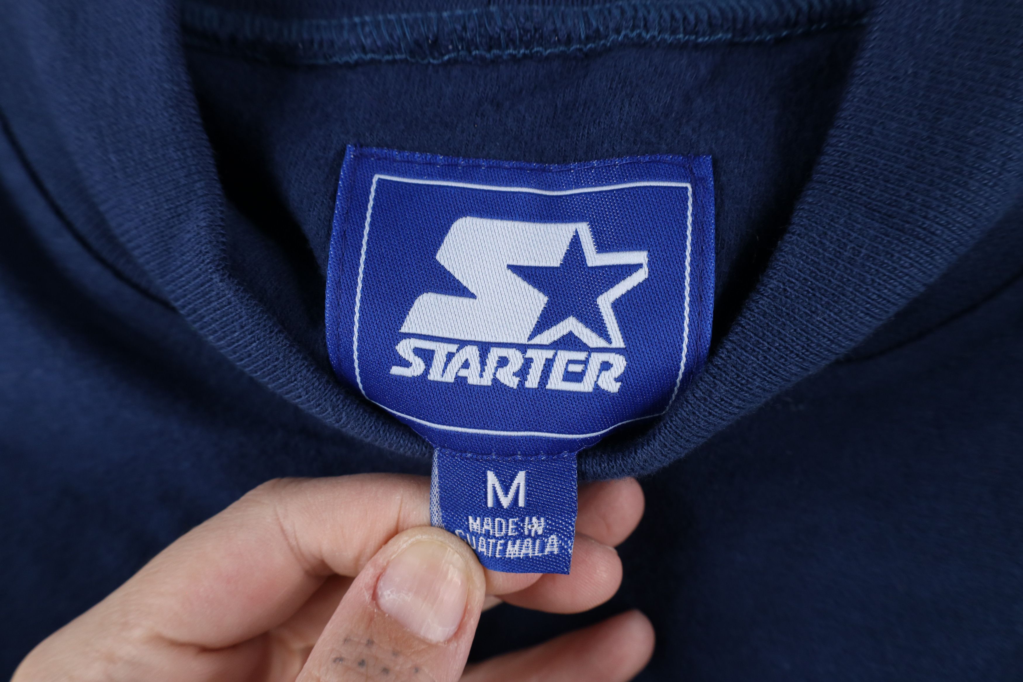 Starter × Vintage Vintage 90s Starter Notre Dame University Mock Neck T-Shirt Size US M / EU 48-50 / 2 - 7 Thumbnail