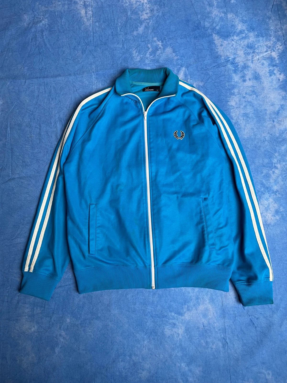 Fred Perry Vintage 00s Fred Perry Blue Tracksuit Casual Portugal y2k Size US M / EU 48-50 / 2 - 1 Thumbnail