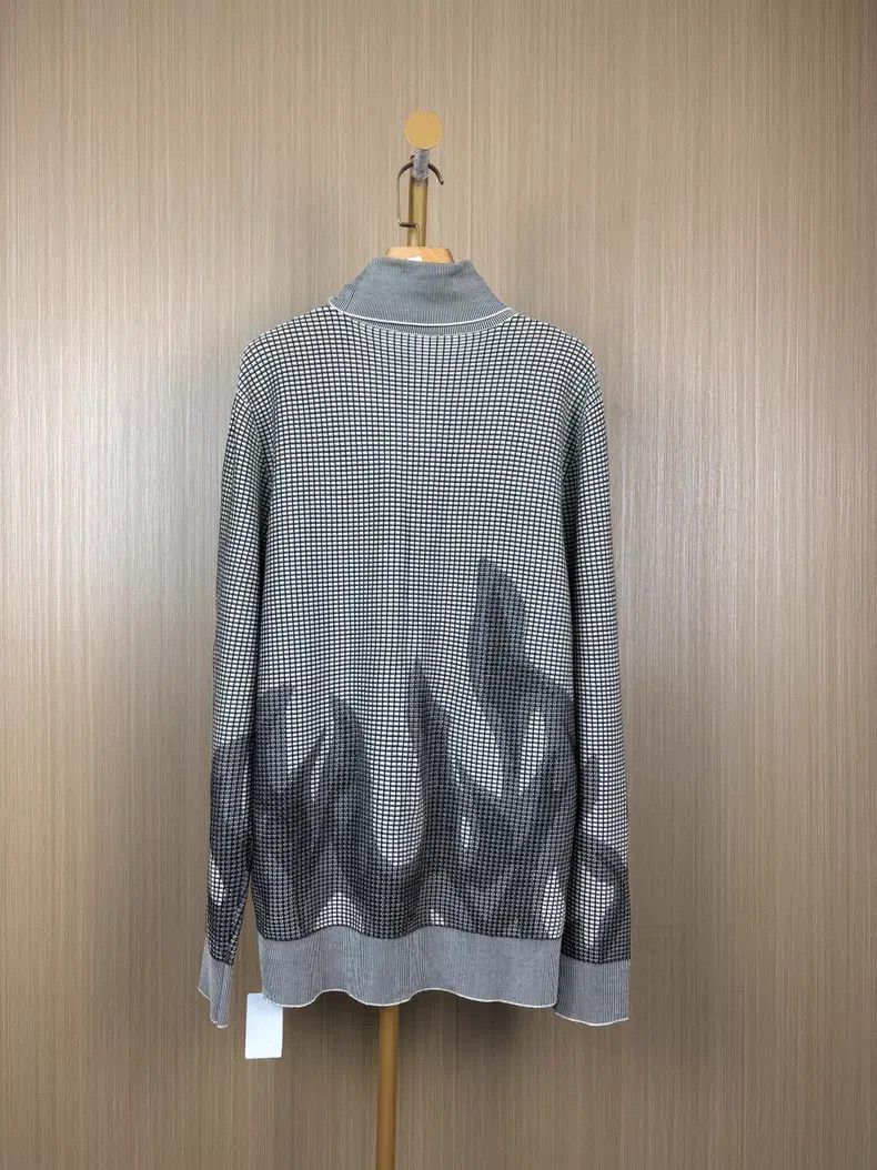 Hermes Hermes Black and White Check High Neck Knit Sweater Size US L / EU 52-54 / 3 - 2 Thumbnail