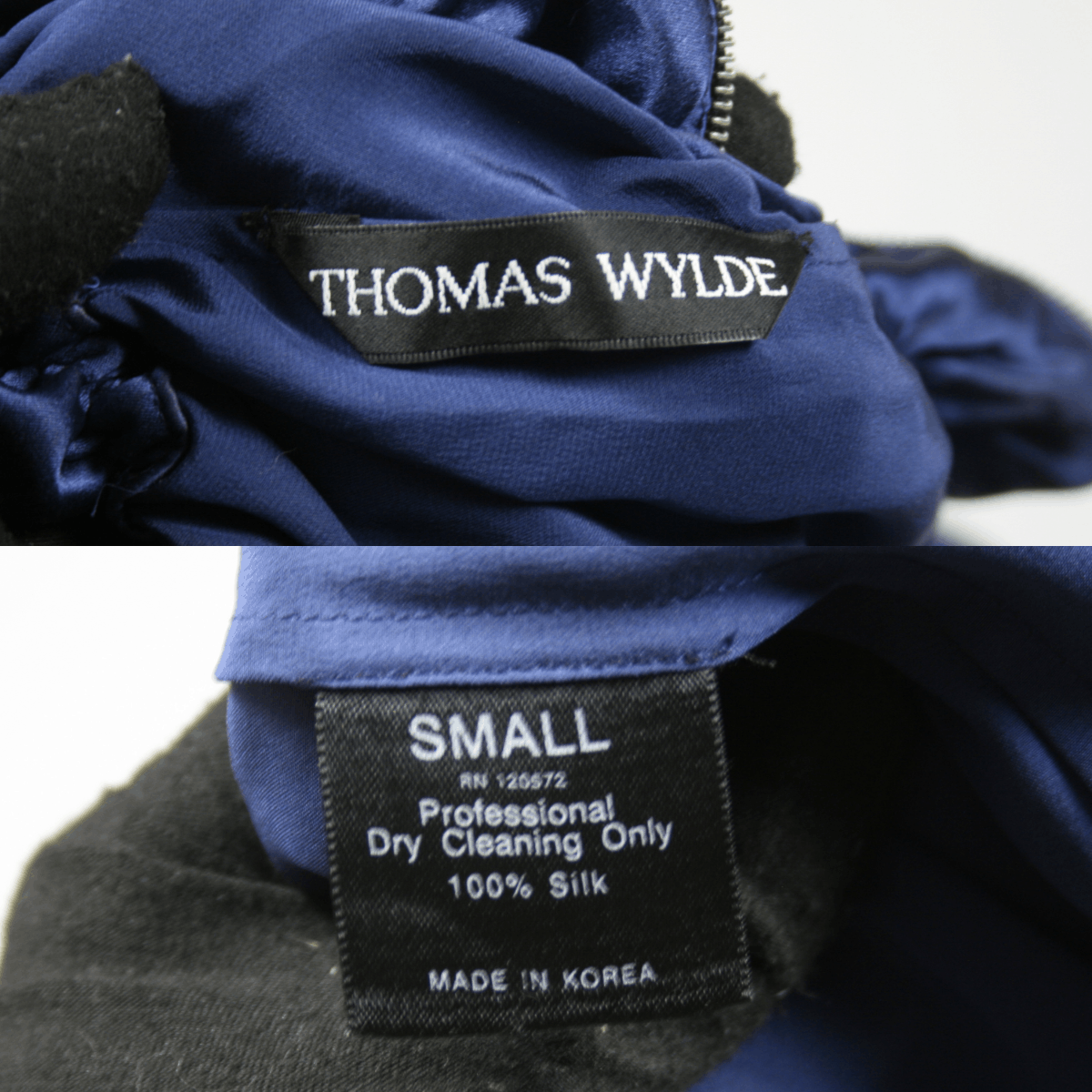 Thomas Wylde Zippers Silk Oversize Top Blouse Made in Korea Size S / US 4 / IT 40 - 10 Thumbnail