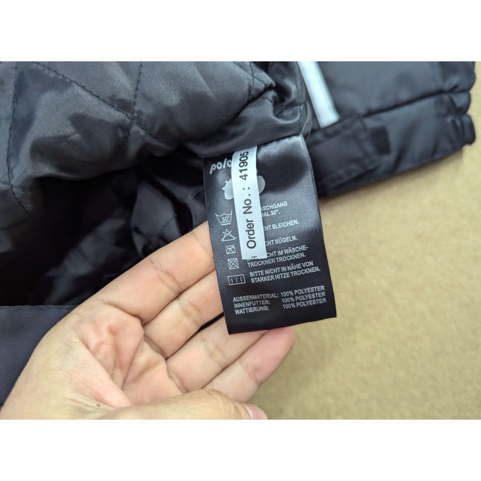 Vintage POLO Motorcycle Jacket Mens Size XL Black High Speed Racing Staff Full Zip Waterproof Vintage Nylon Solid Long Jacket Size US XL / EU 56 / 4 - 2 Thumbnail