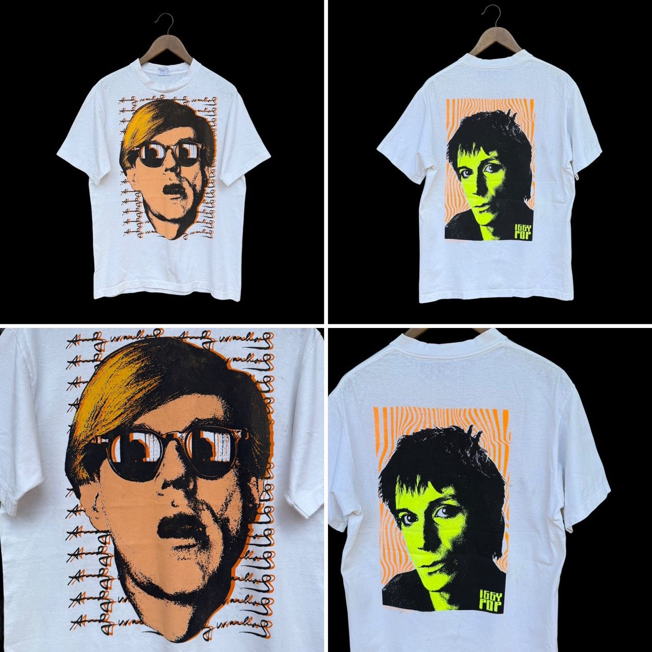 Andy Warhol × Supreme Andy Warhol & Iggy Pop Art Band Modern Bootleg Vintage Tee Size US L / EU 52-54 / 3 - 1 Thumbnail
