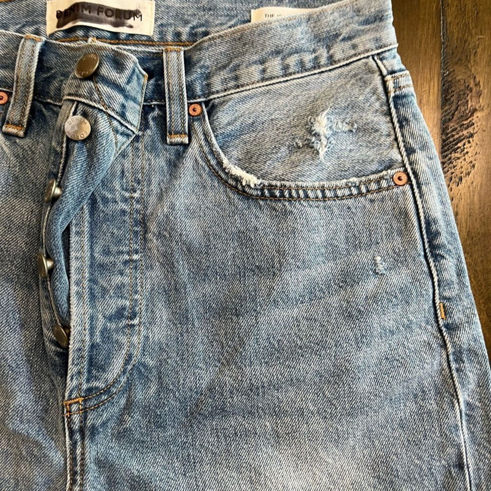 Vintage Denim Forum Aritzia Joni High Rise Loose Jeans - Size 26 Size 26" / US 2 / IT 38 - 8 Thumbnail