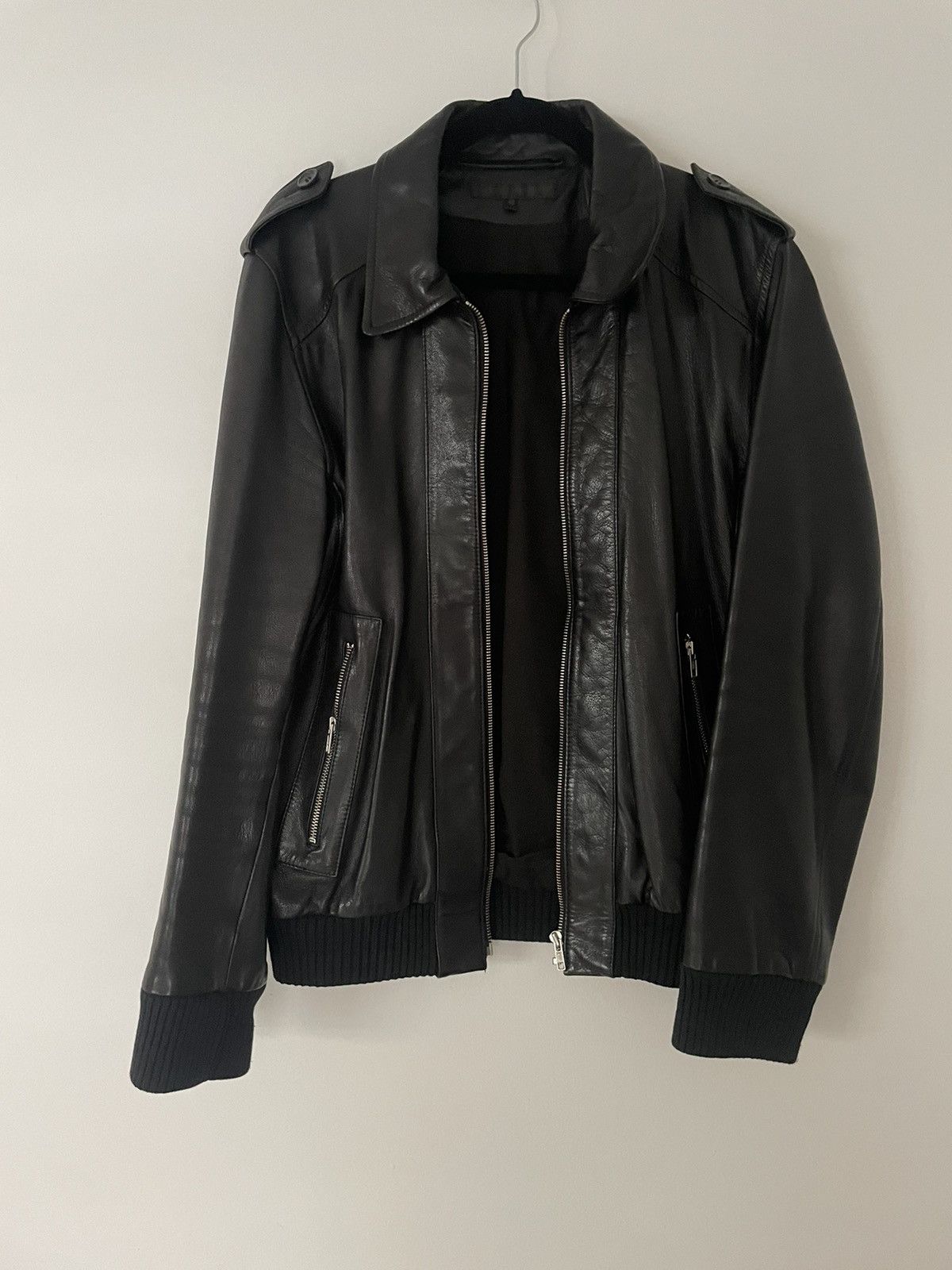 Veronique Branquinho veronique branquinho mens leather jacket 48 | Grailed