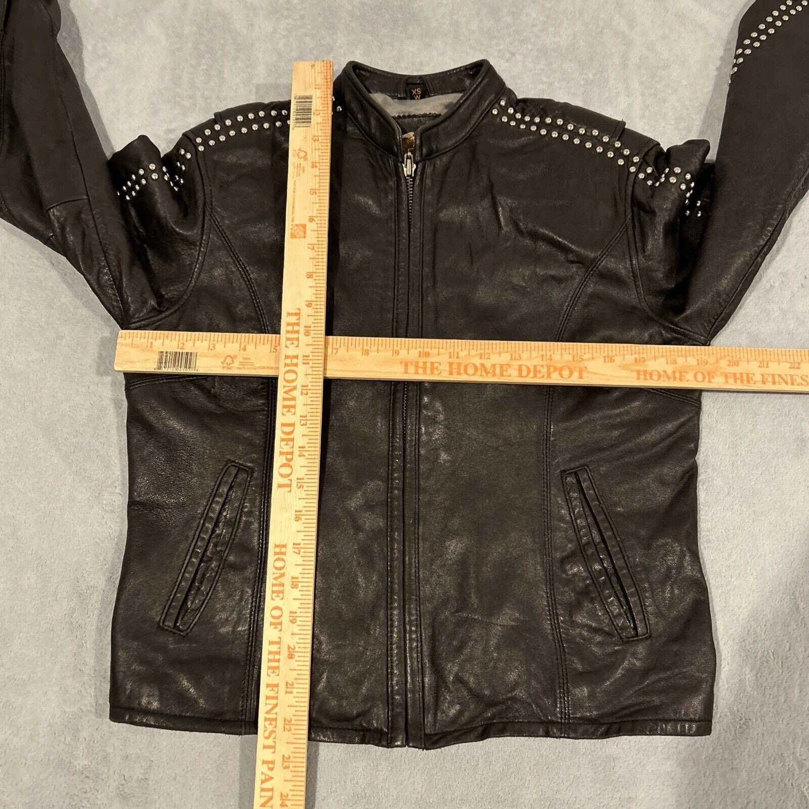 Harley Davidson Harley Davidson Studded Leather Jacket Womens XS Biker Goth Size XS / US 0-2 / IT 36-38 - 13 Thumbnail