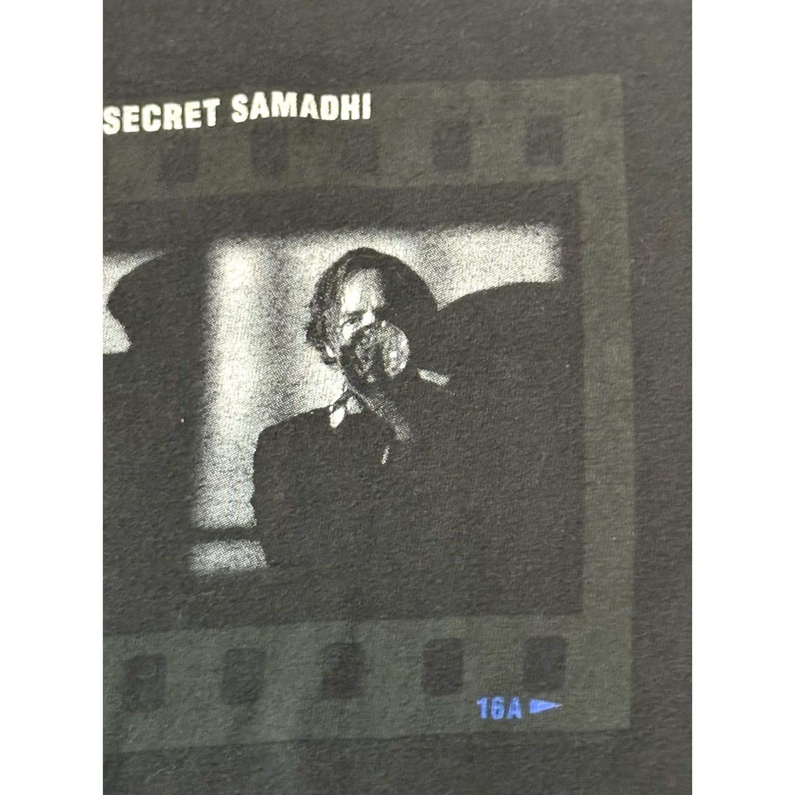 Olive VINTAGE Giant 90s Live Secret Samadhi Shirt L Black Short Sleeve Graphic Print Crew Neck Cotton Size US L / EU 52-54 / 3 - 5 Thumbnail