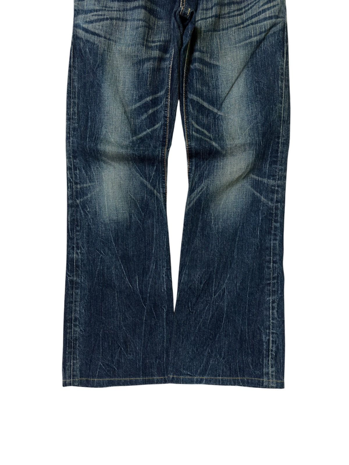 Edwin FLARE EDWIN 503 CLAWS ACID WASH JUNYA WATANABE STYLE DENIM Size US 29 - 6 Thumbnail
