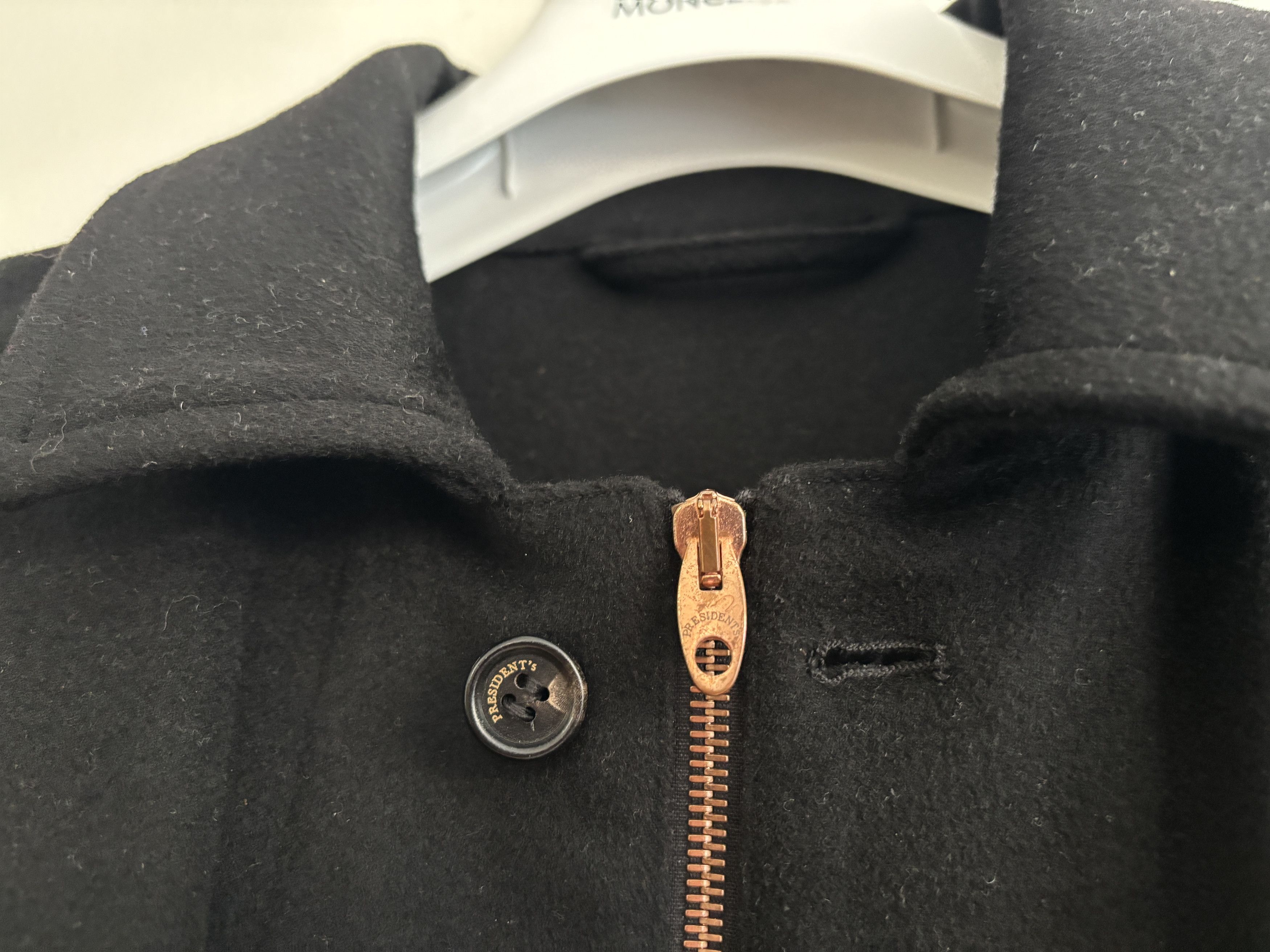 President's Loro Piana Rain System Black Wool Salvation Field Jacket Size US M / EU 48-50 / 2 - 9 Thumbnail