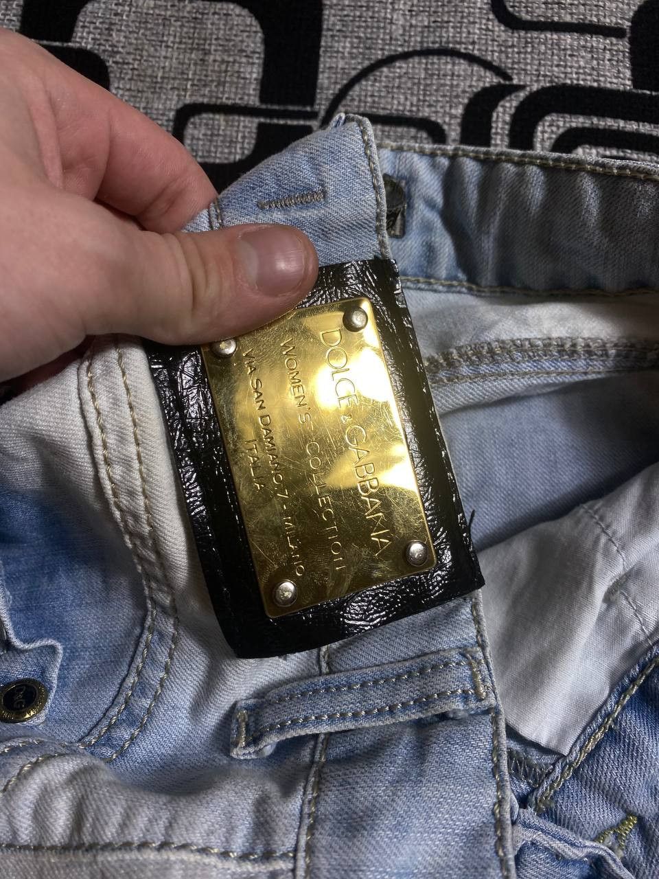 Japanese Brand Crazy Crash Dirty Baggy Faded Jean Japan Avant Garde Style Size US 28 / EU 44 - 12 Thumbnail