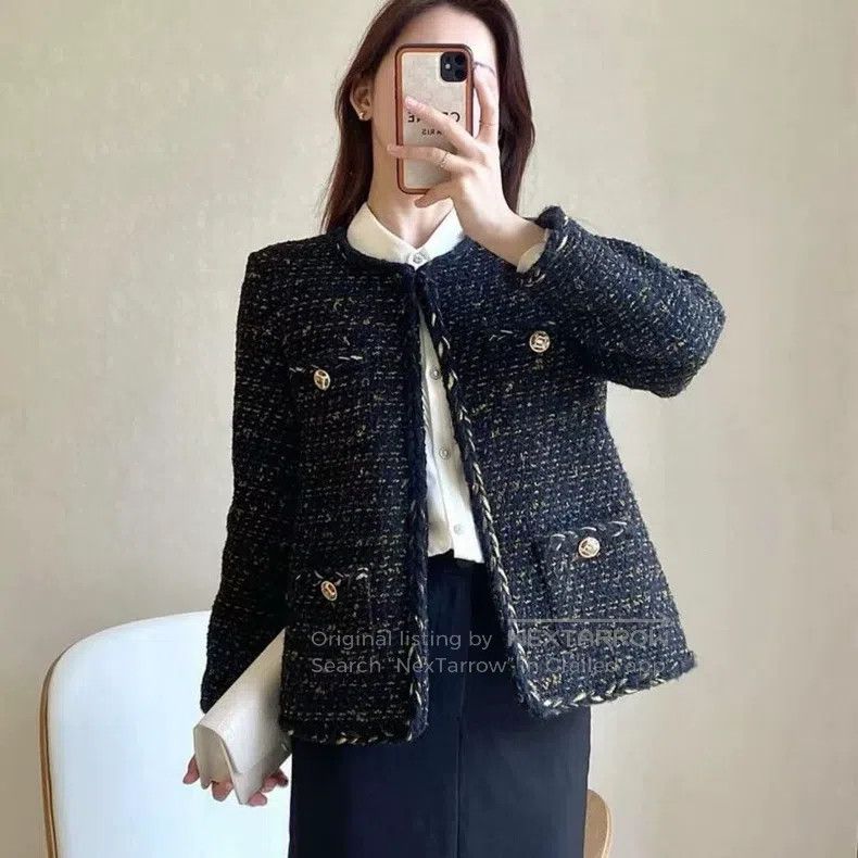 Chanel Chanel Egyptian black gold small fragrance style jacket Size XXS / US 00 / IT 34 - 3 Thumbnail
