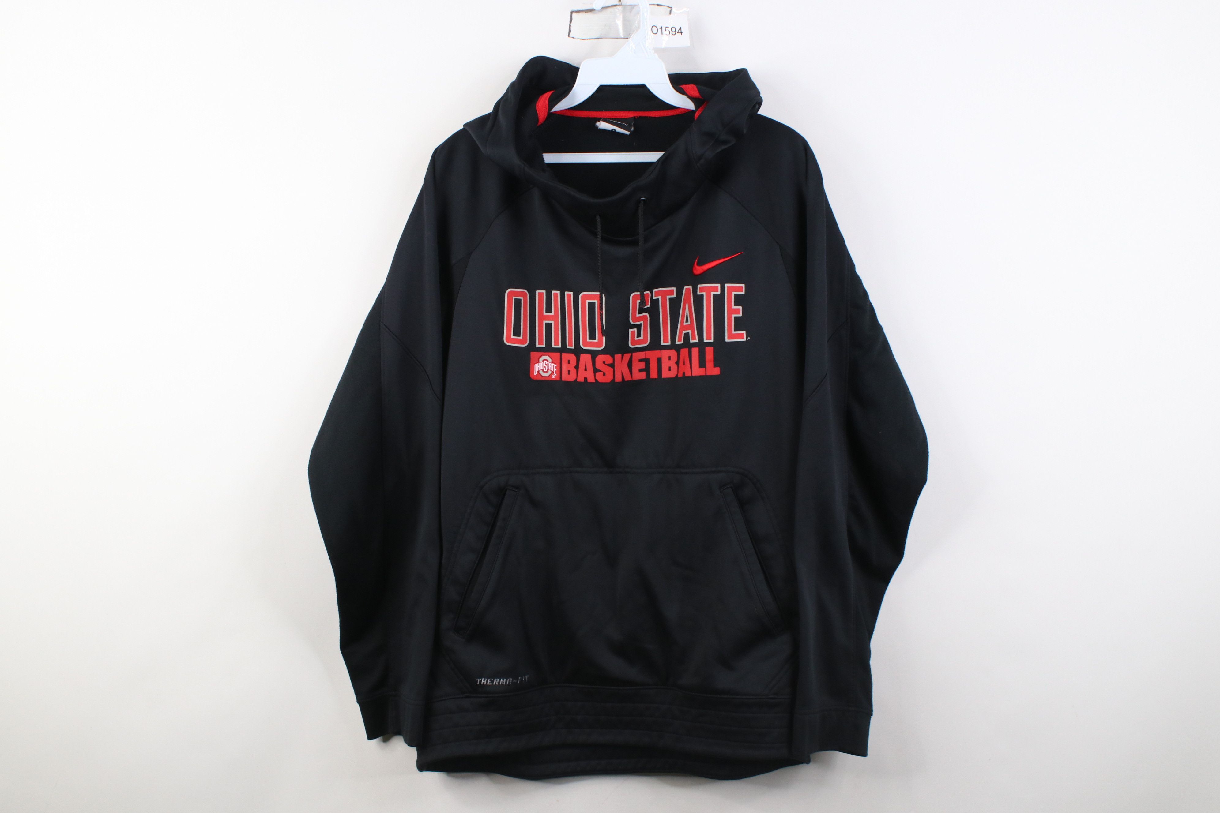 Nike Nike Therma Fit Ohio State University Basketball Sweatshirt Size US S / EU 44-46 / 1 - 1 Thumbnail