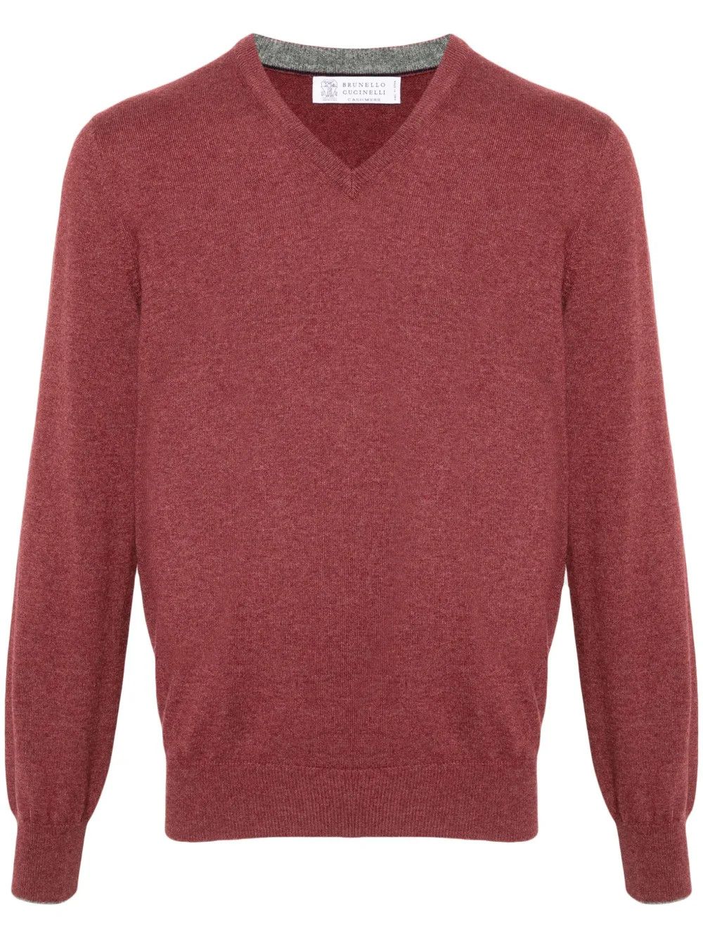 Brunello Cucinelli o1w1db10425 Cashmere Jumper in Dark Pink Size US XL / EU 56 / 4 - 1 Preview