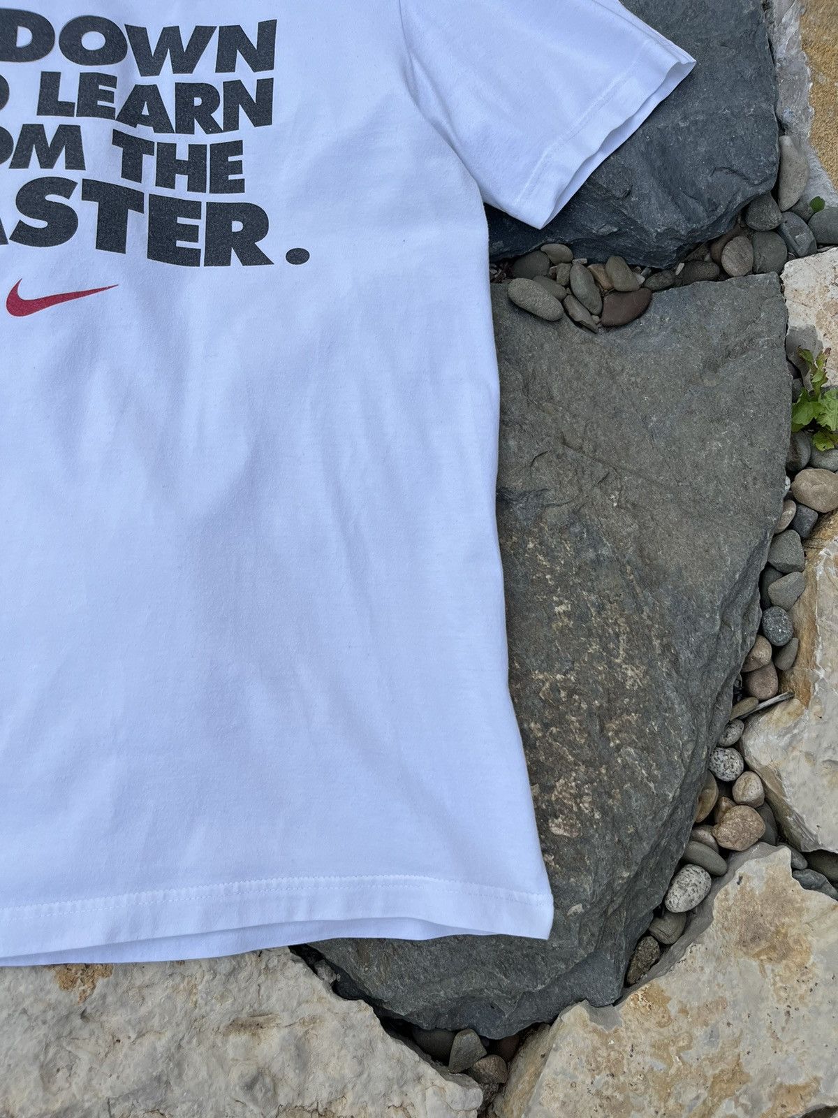 Nike × Vintage Nike Sit Down And Learn From The Master y2k t-shirt tee hype Size US L / EU 52-54 / 3 - 5 Thumbnail