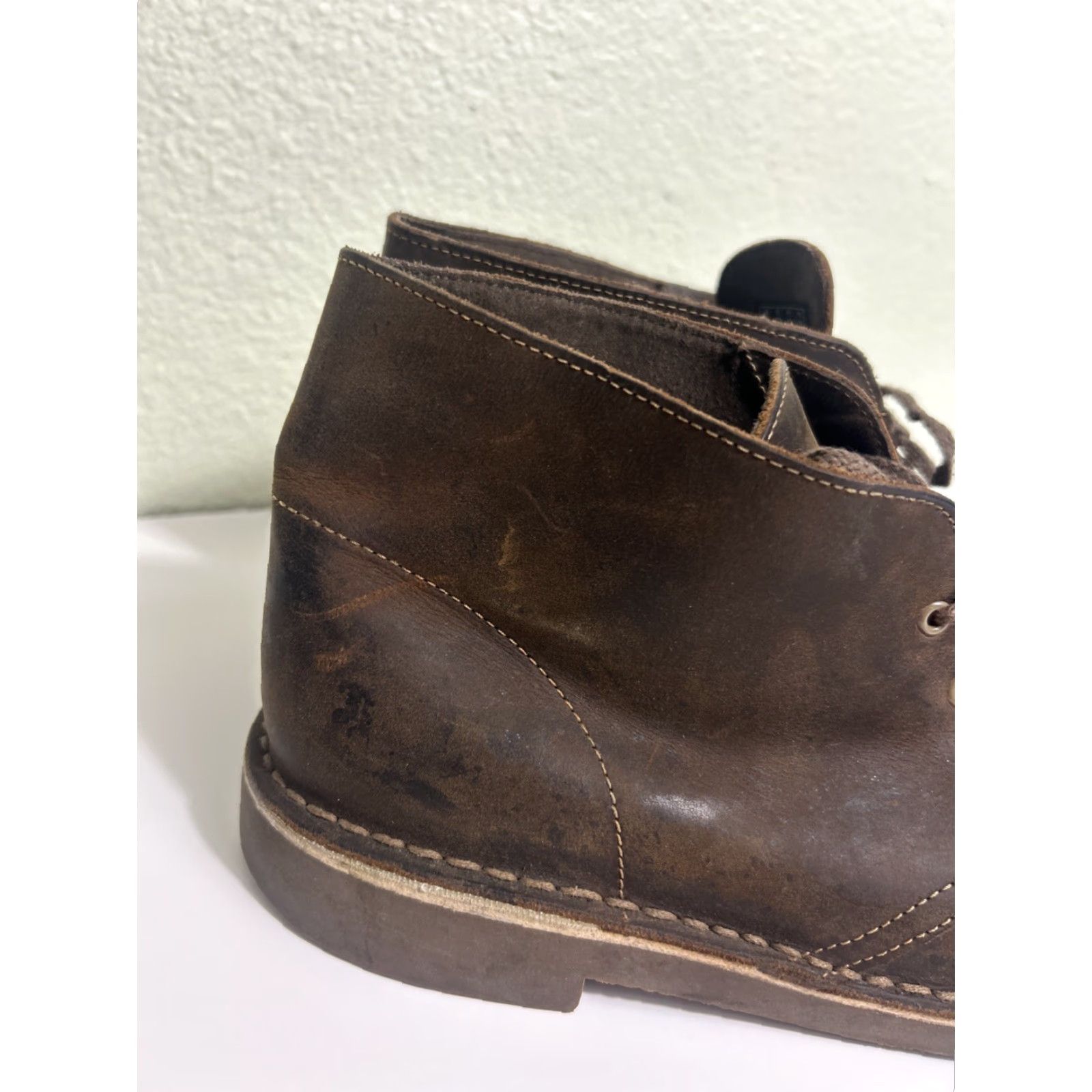 Clarks Clarks Desert Boot Men’s Brown Leather Mid Top Casual Fashion Boots Size 10 Brown Leather Desert Boot Mens 10 Shoes Size US M / EU 48-50 / 2 - 4 Thumbnail