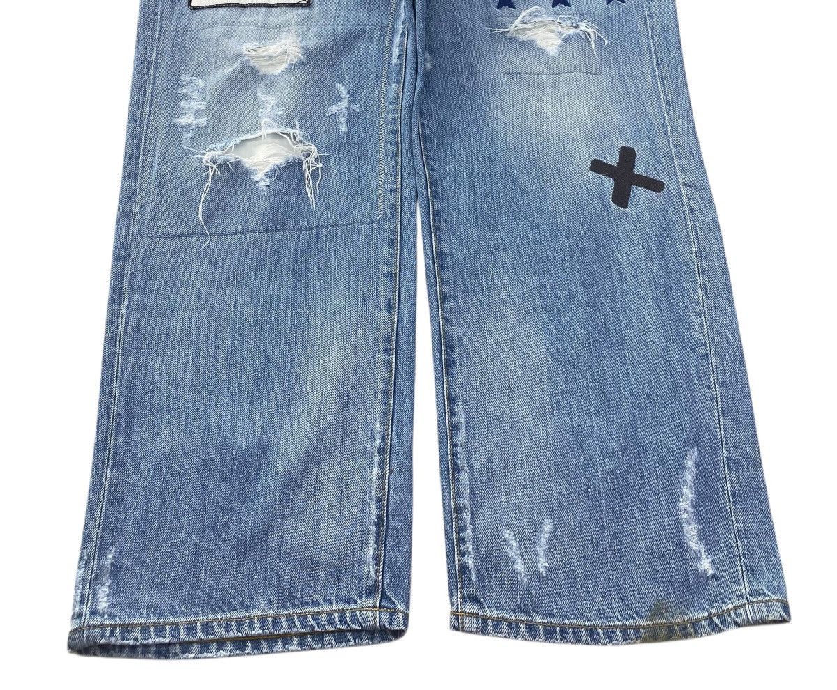 Global Work Global Work with Unique Patches Style Baggy Jeans Size US 34 / EU 50 - 5 Thumbnail