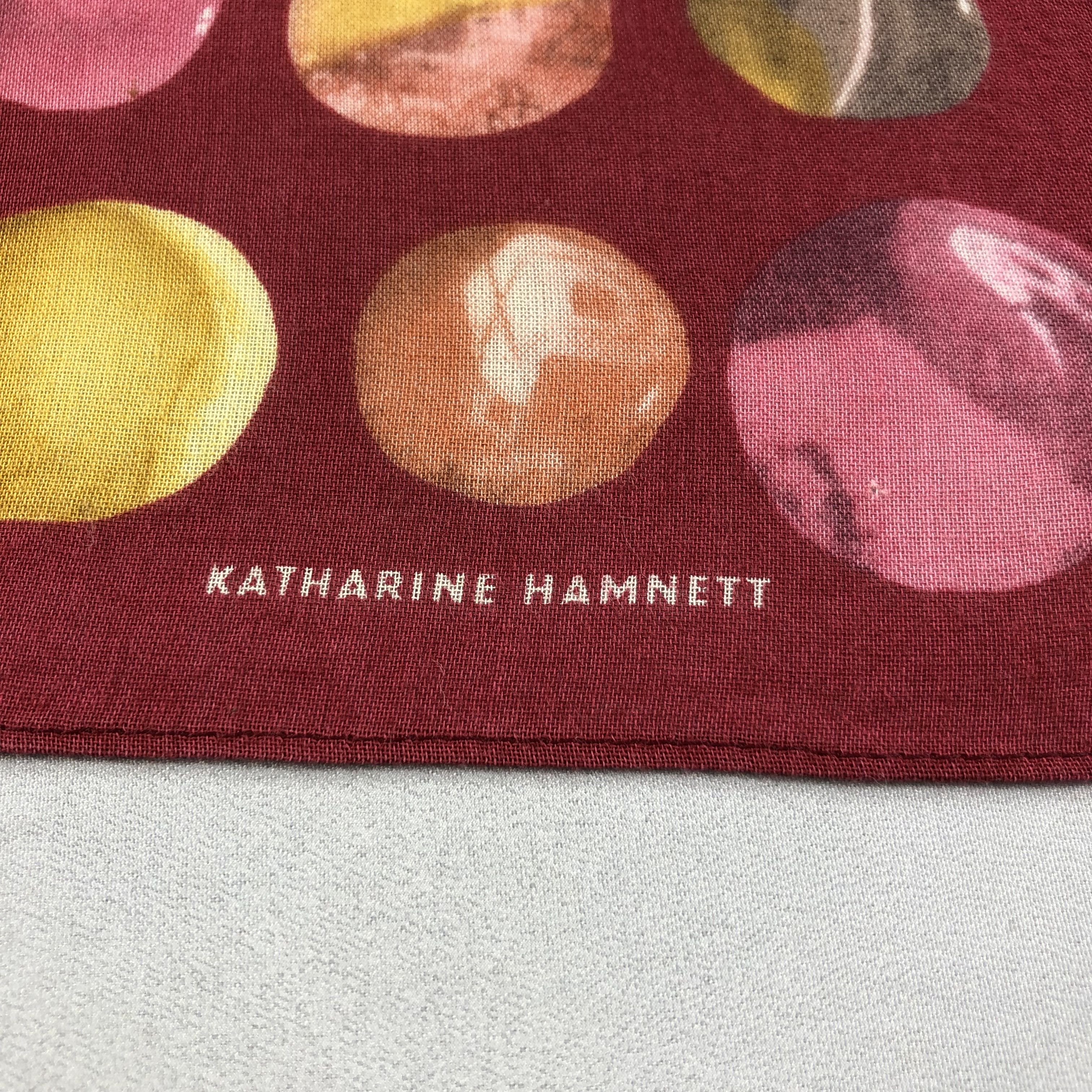 Katharine Hamnett London × Vintage Katharine Hamnett Handkerchief Neckerchief Bandana H1561 Size ONE SIZE - 4 Thumbnail