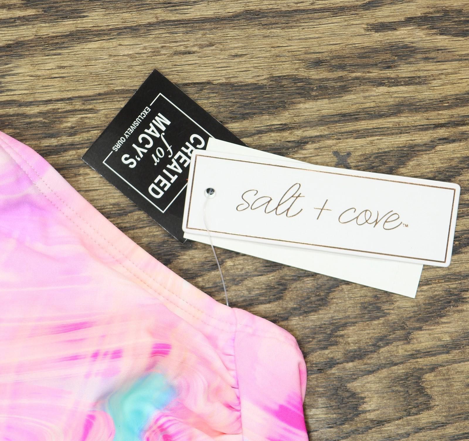 Other Nwt Salt + Cove Bikini Top Cwp22158t Wave Pink Multi 2x Size ONE SIZE - 3 Thumbnail