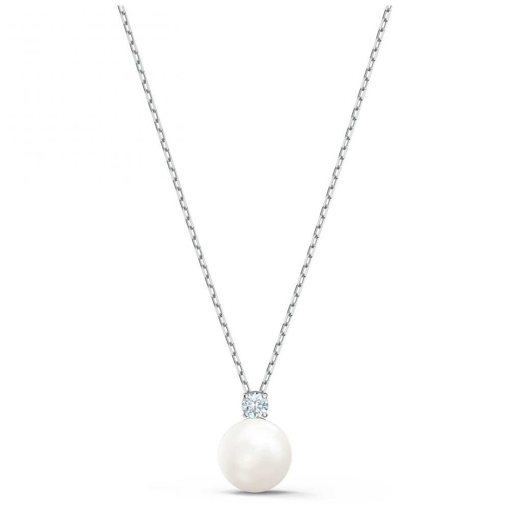 Swarovski Swarovski Treasure Pearl Necklace, White, Rhodium plated New Size ONE SIZE - 2 Thumbnail