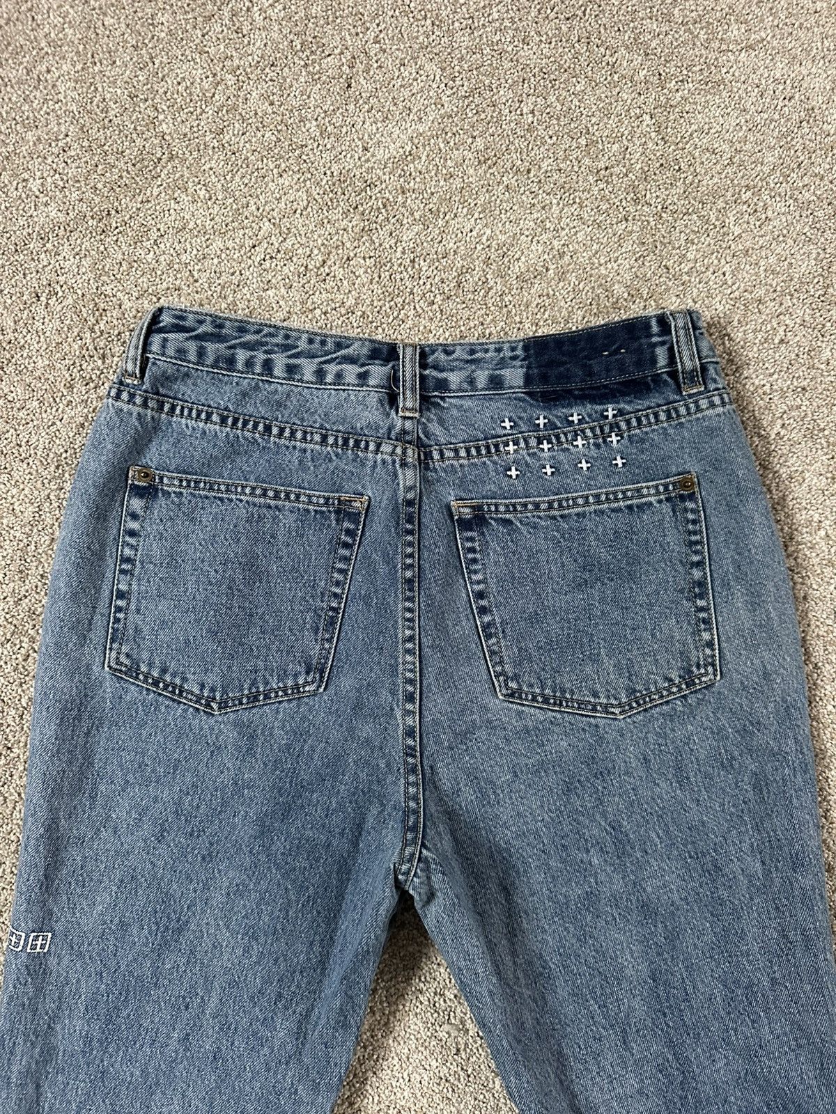 Ksubi Ksubi Women’s Skinny Kickn Bae Blue Jeans Size 31" - 2 Thumbnail