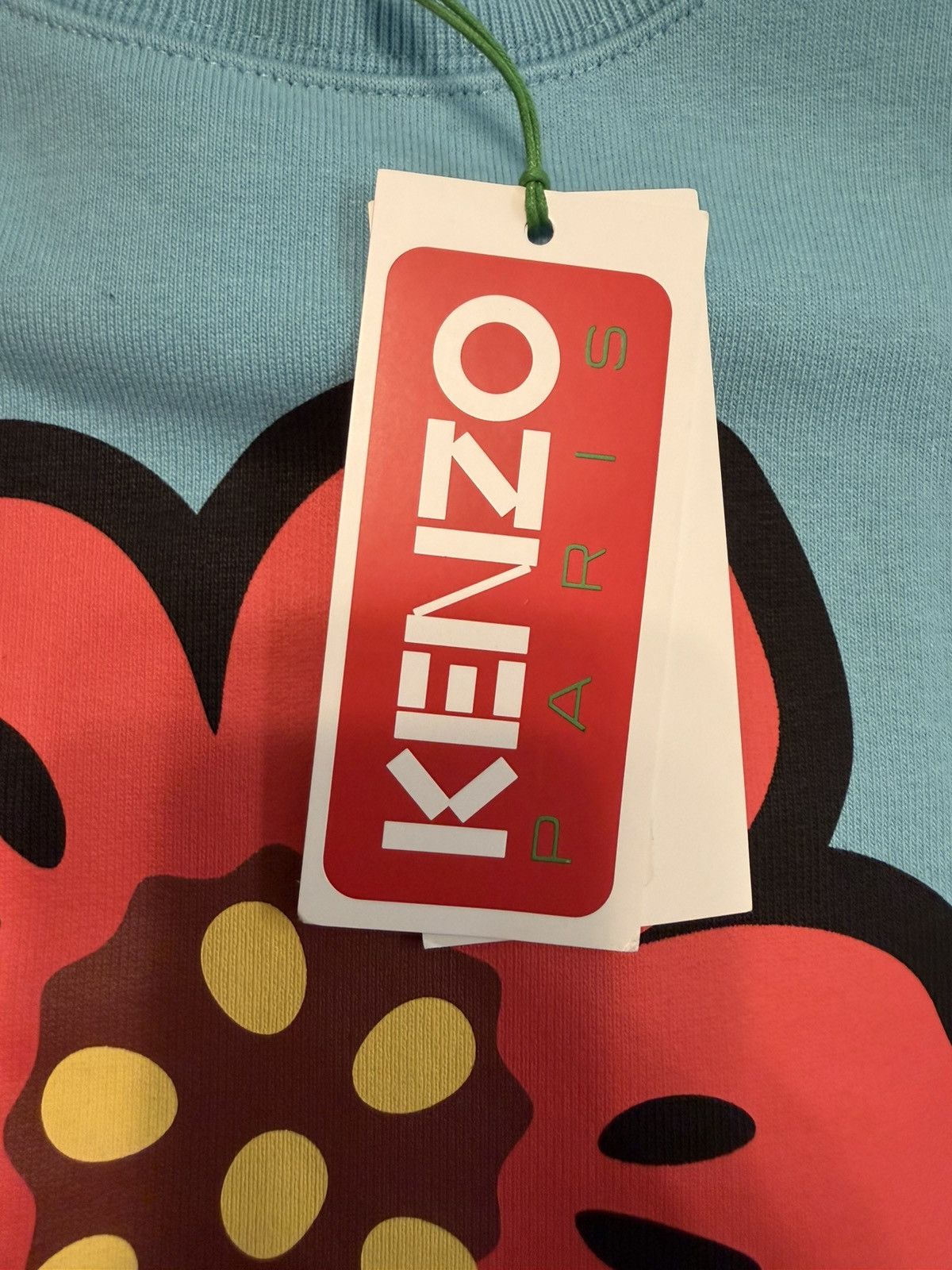 Kenzo Kenzo Men’s ‘Boke Flower’ Sweatshirt Cyan Size XL BNWT Size US XL / EU 56 / 4 - 5 Thumbnail
