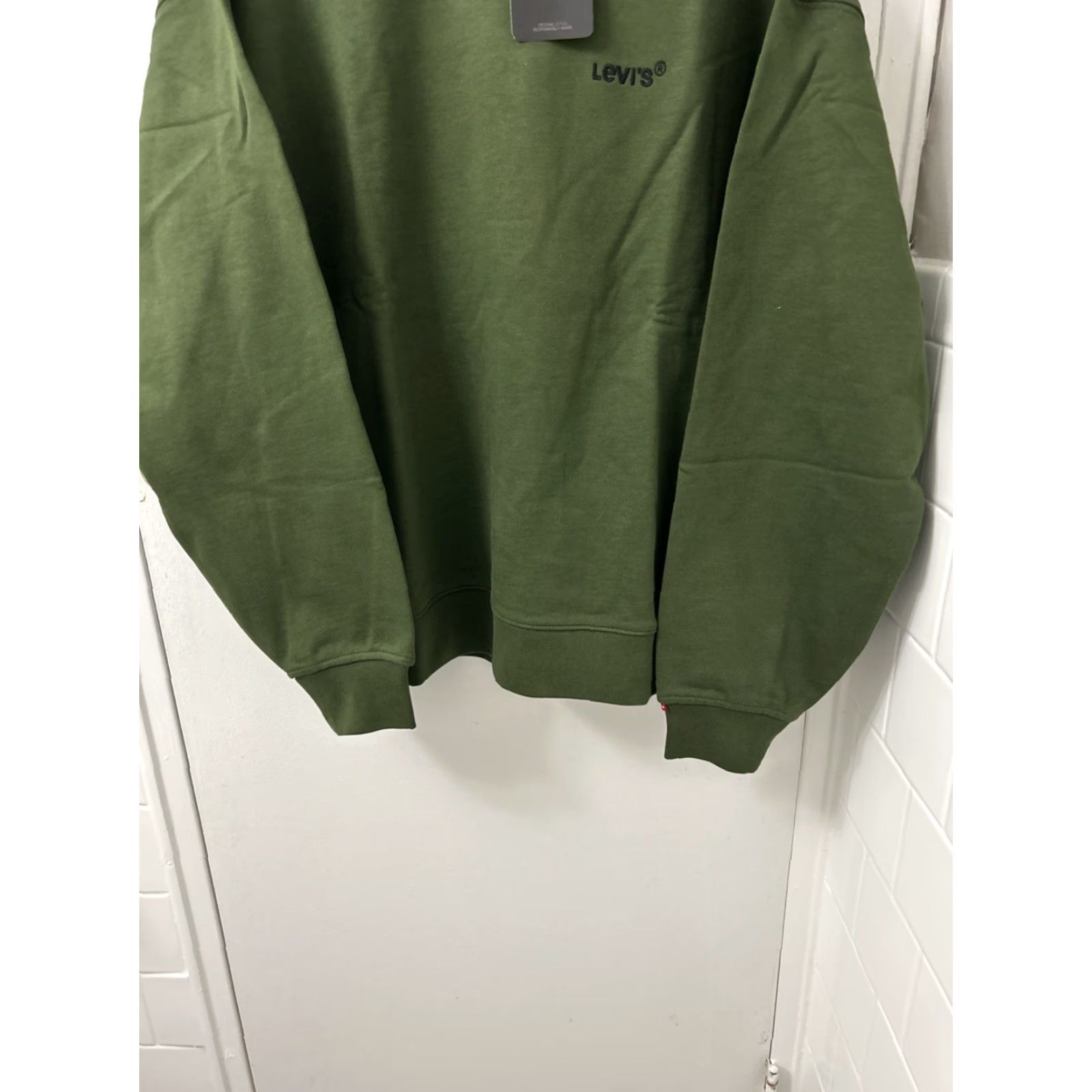 Levi's VINTAGE Levi's Crewneck Sweatshirt Mens Small Green Embroidered Logo Pullover L/S Size US S / EU 44-46 / 1 - 3 Thumbnail