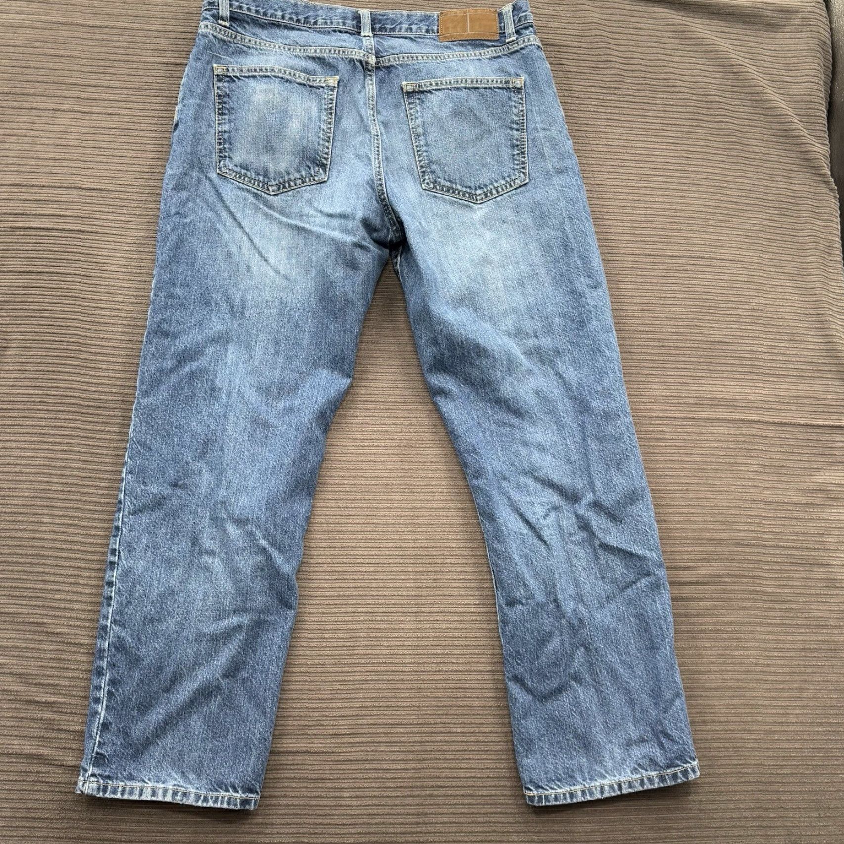 Tommy Hilfiger Tommy Hilfiger Denim Jeans Men 34 Regular Blue Straight Hipster 90s Hip Hop Pattern Solid Size US 34 / EU 50 - 2 Thumbnail