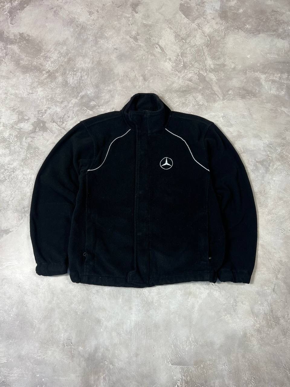 Mercedes-Benz × Vintage Vintage Mercedes Benz Fleece Pullover Size US M / EU 48-50 / 2 - 1 Thumbnail