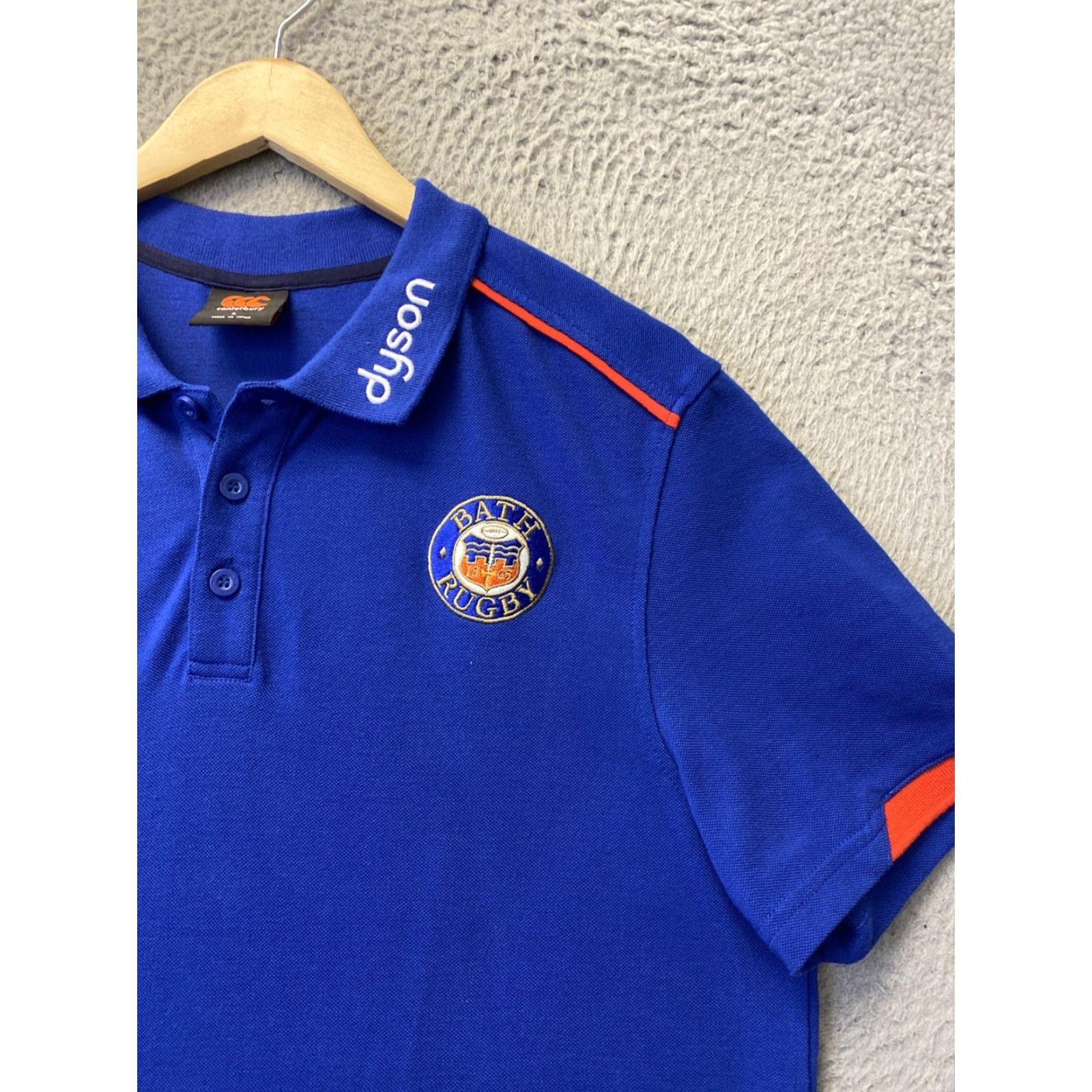 Vintage Canterbury Polo Shirt Men L Royal Blue Solid Golf Rugby Casual Size US L / EU 52-54 / 3 - 2 Thumbnail
