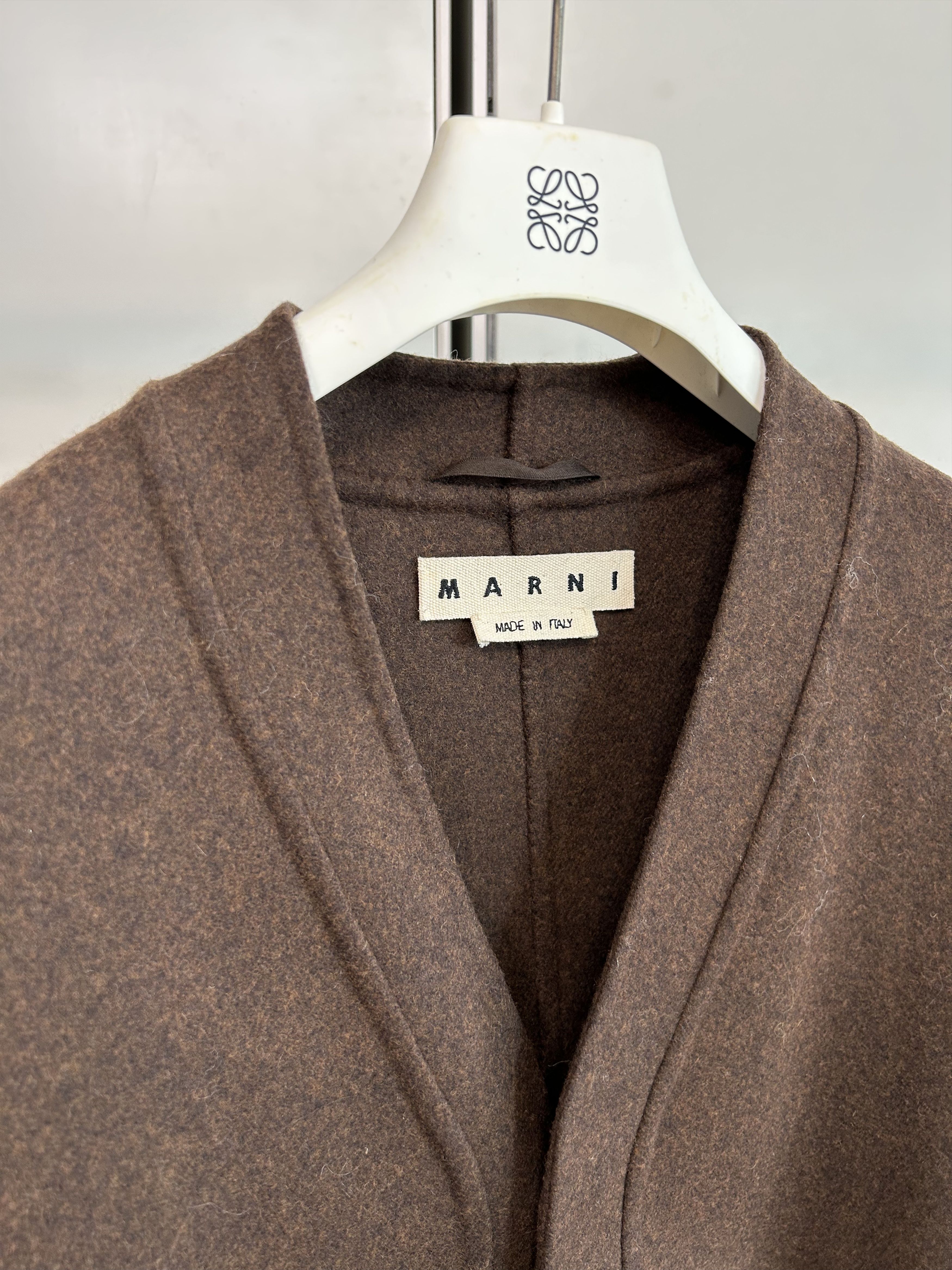 Marni MARNI Collarless Wrap Coat Size US M / EU 48-50 / 2 - 3 Thumbnail